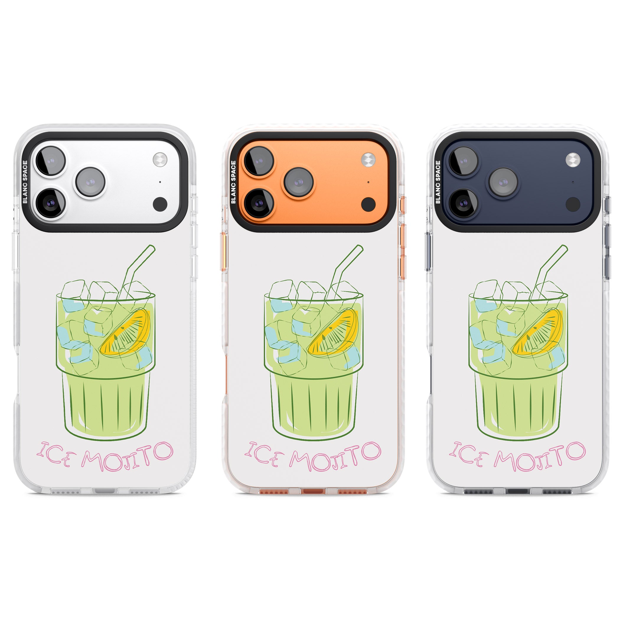 Ice Mojito iPhone 17 Pro Impact Pro Clear Phone Case APT Impact Protection