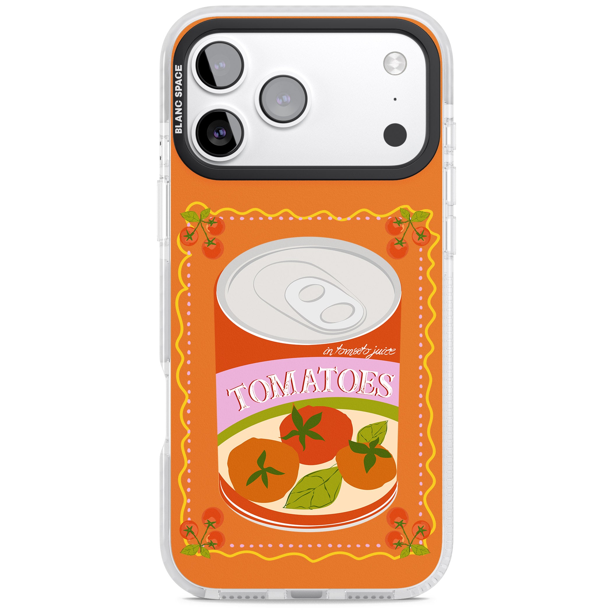 Tomato Soup Can iPhone 17 Pro Impact Pro Clear Phone Case