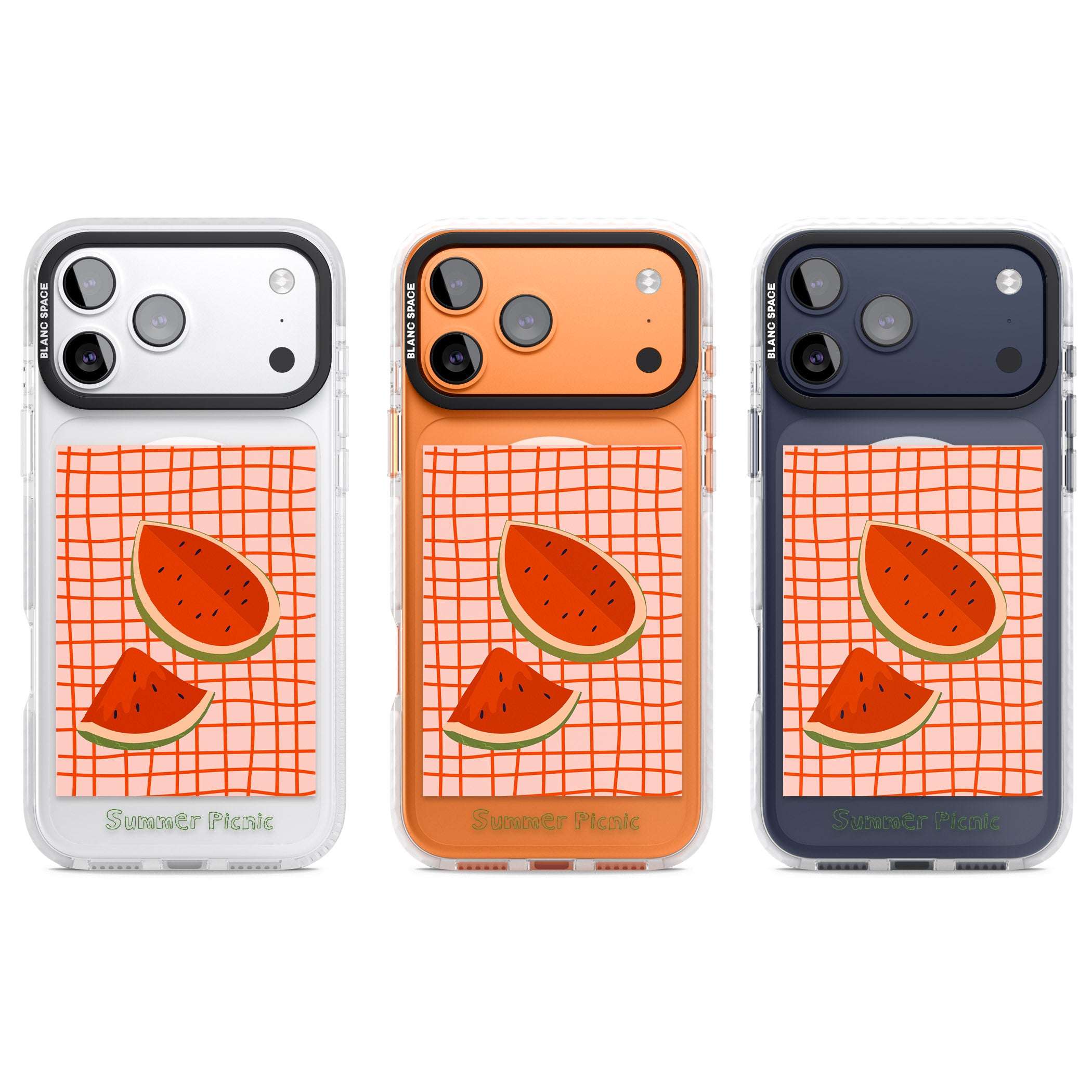 Summer Picnic iPhone 17 Pro Impact Pro Clear Phone Case APT Impact Protection