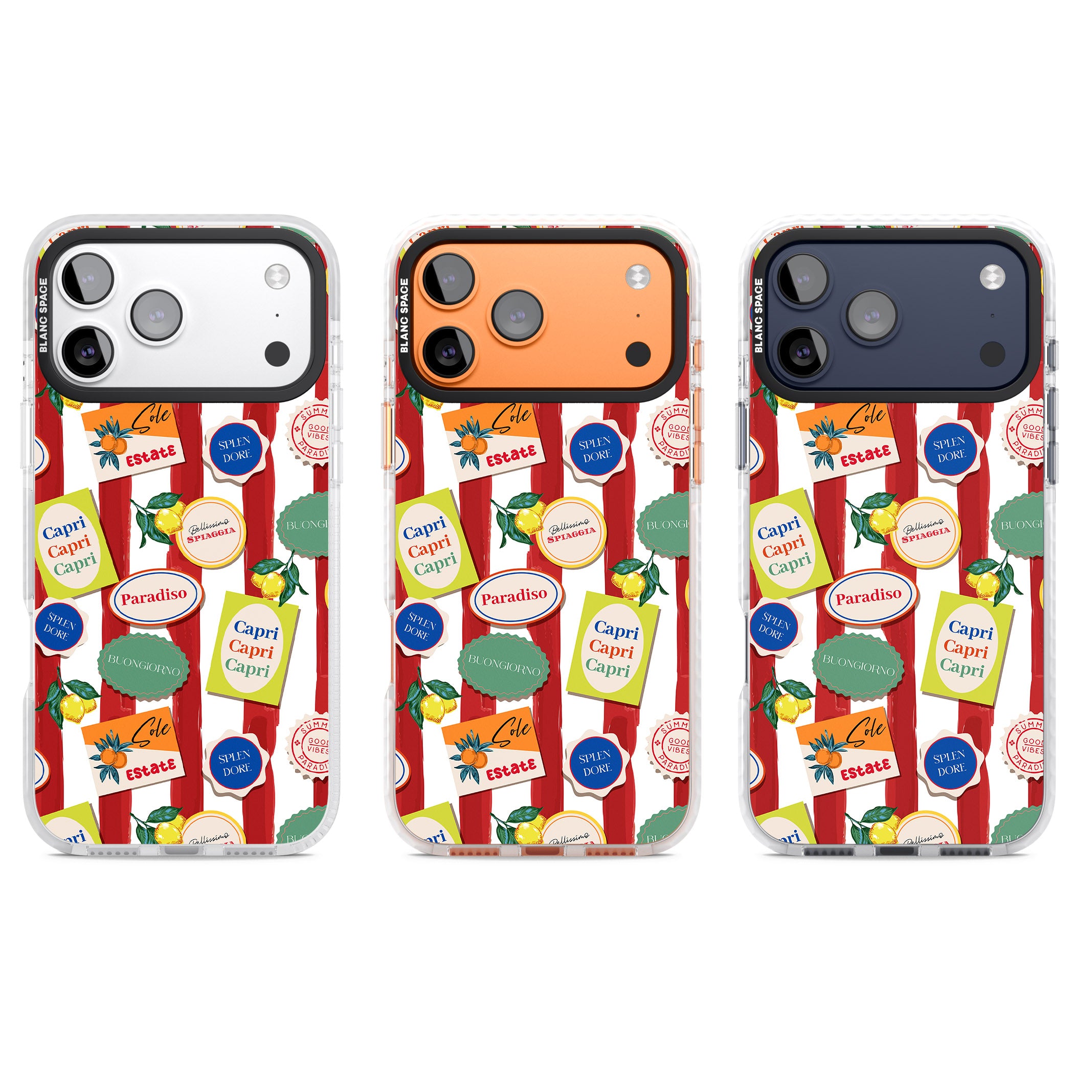 Capri iPhone 17 Pro Impact Pro Clear Phone Case APT Impact Protection