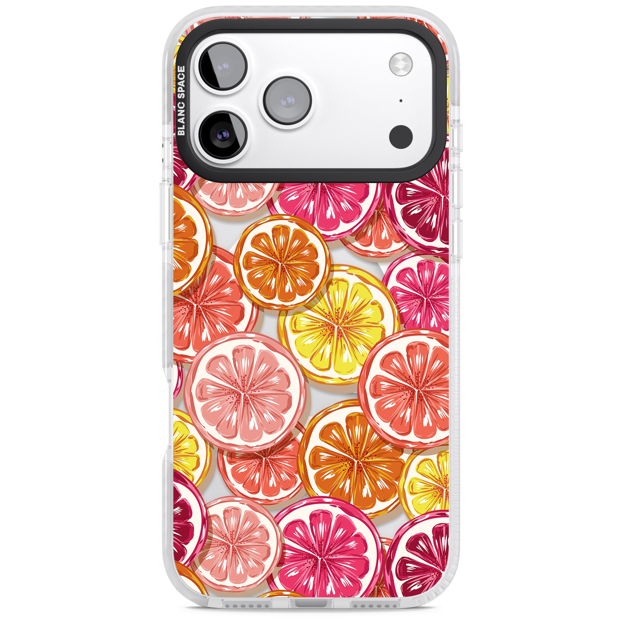 Citrus Fiesta iPhone 17 Pro Impact Pro Clear Phone Case