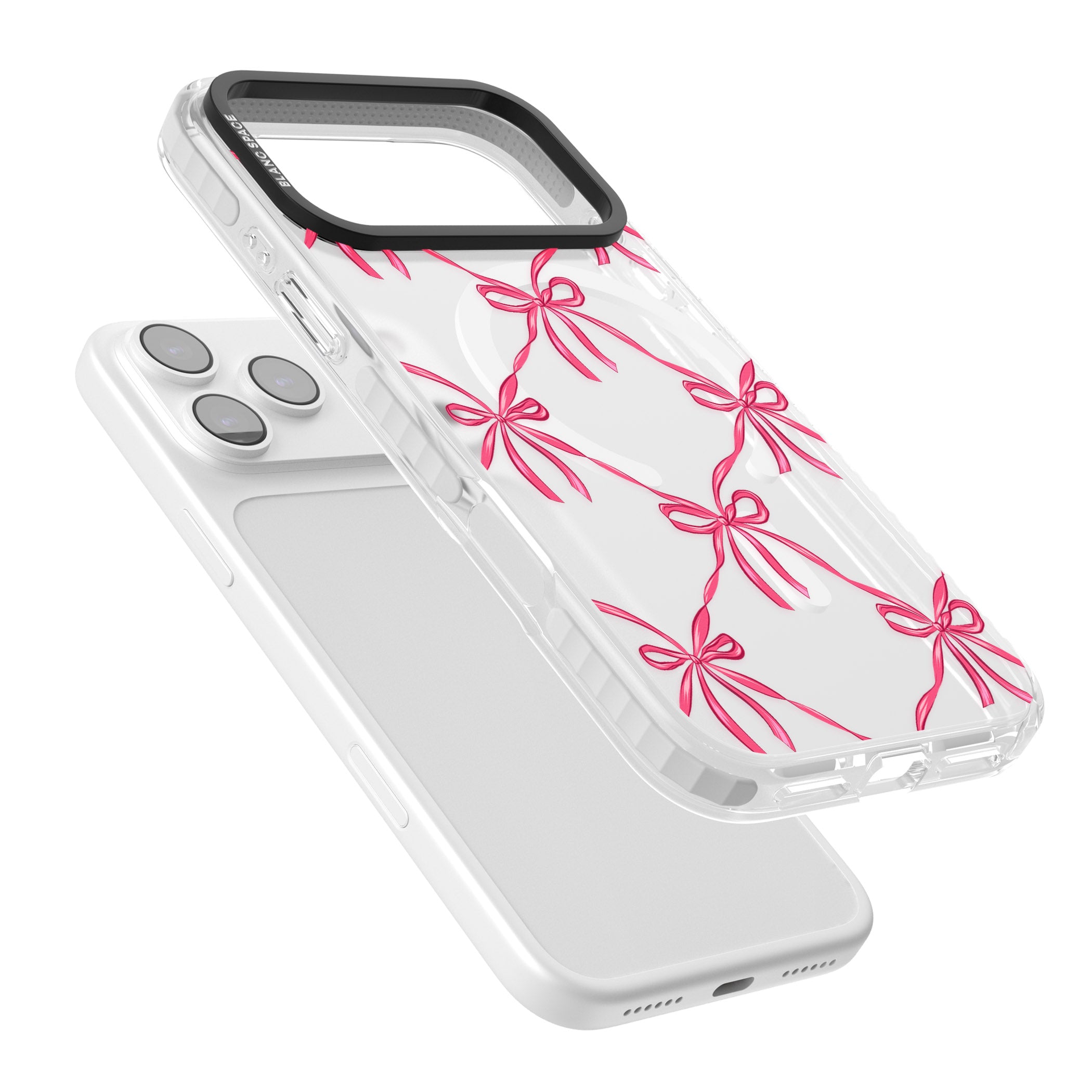 Bow Knots iPhone 17 Pro Impact Pro Clear Phone Case Colours