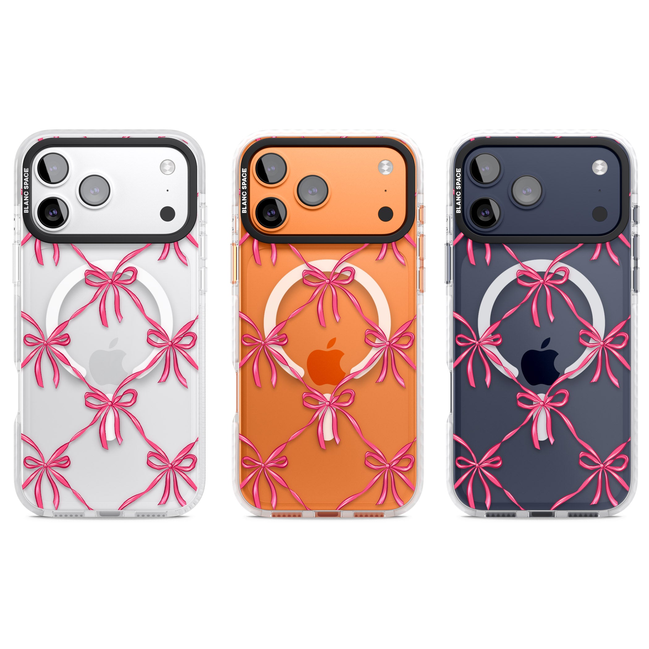 Bow Knots iPhone 17 Pro Impact Pro Clear Phone Case APT Impact Protection