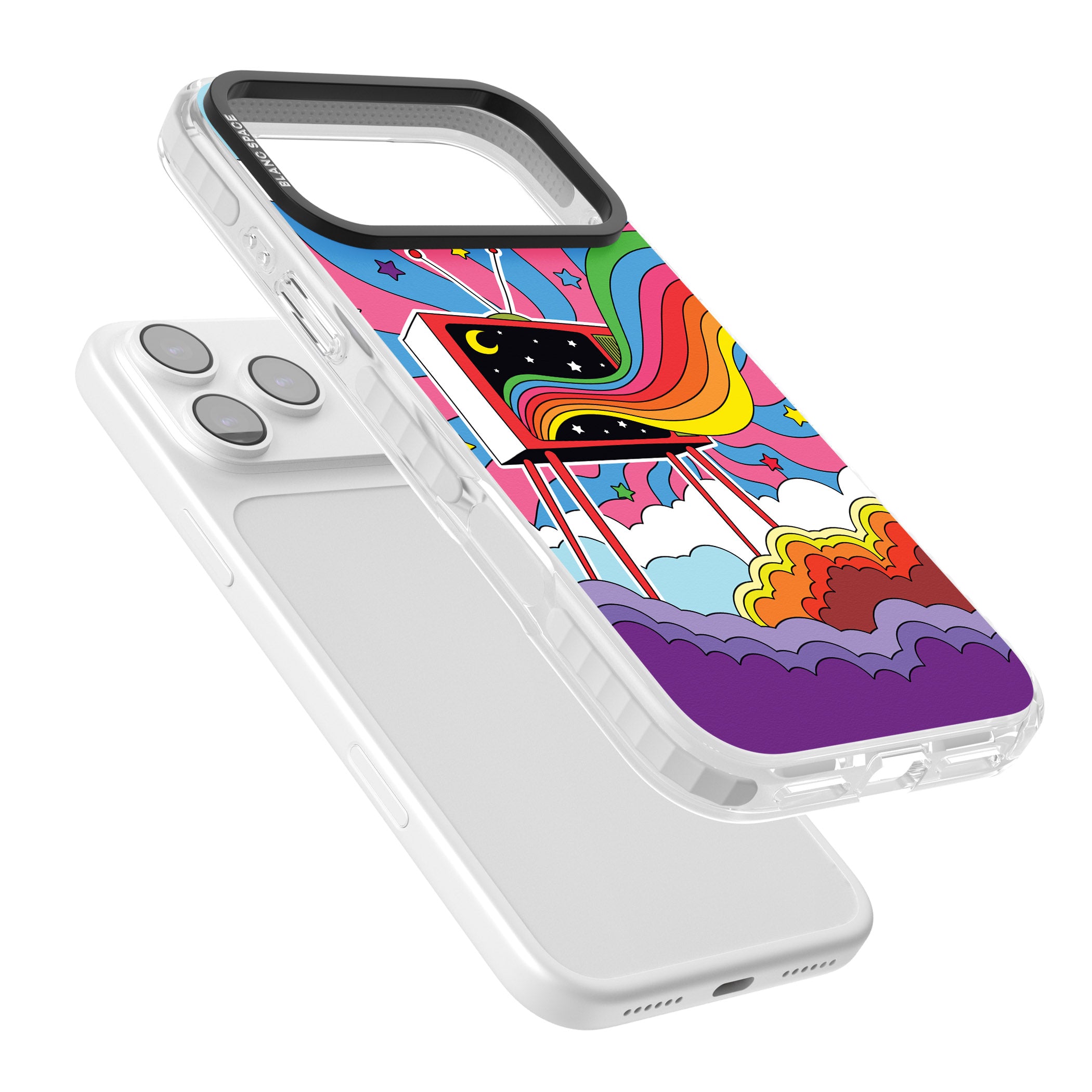 Tv Captivation iPhone 17 Pro Impact Pro Clear Phone Case Colours