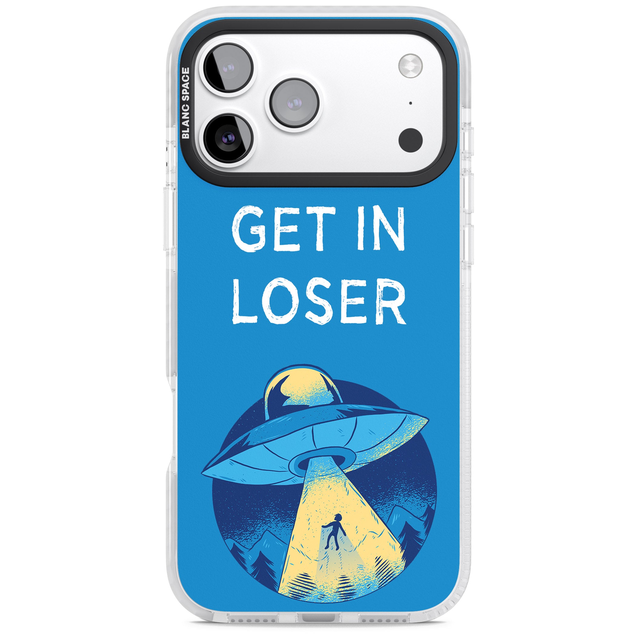Get In Loser Ufo iPhone 17 Pro Impact Pro Clear Phone Case