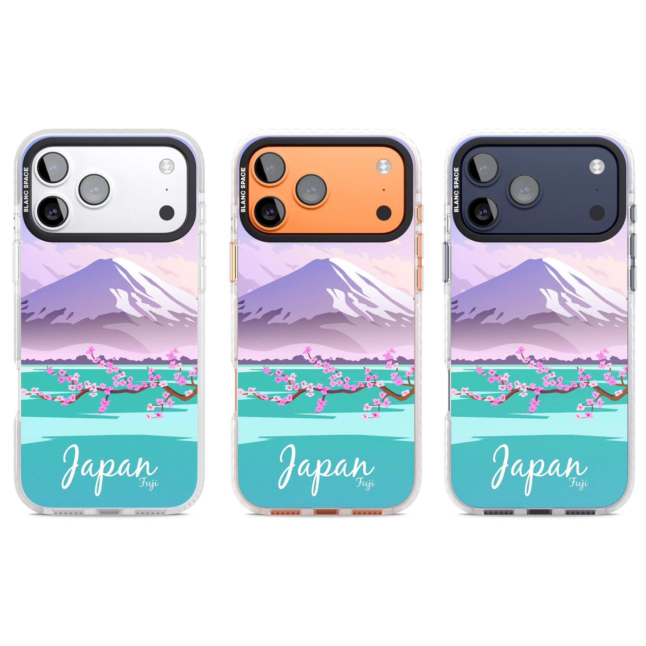 Vintage Travel Poster Japan iPhone 17 Pro Impact Pro Clear Phone Case APT Impact Protection