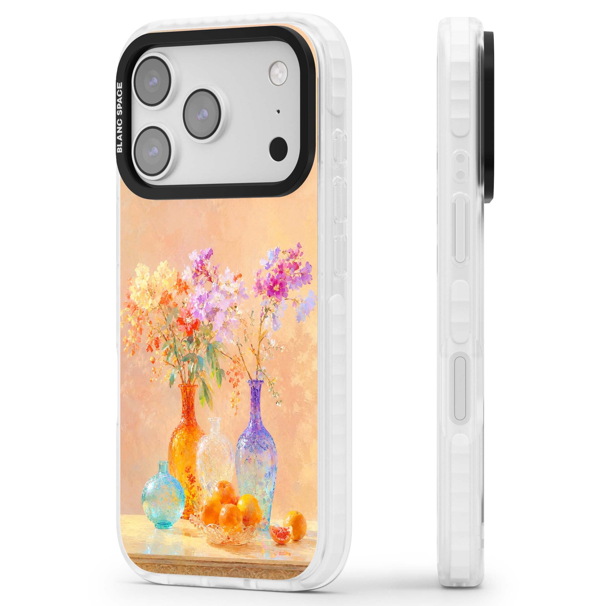 Peach Glass art iPhone case | Impact Magsafe case for iPhone 17 Pro, iPhone 17 Pro Max