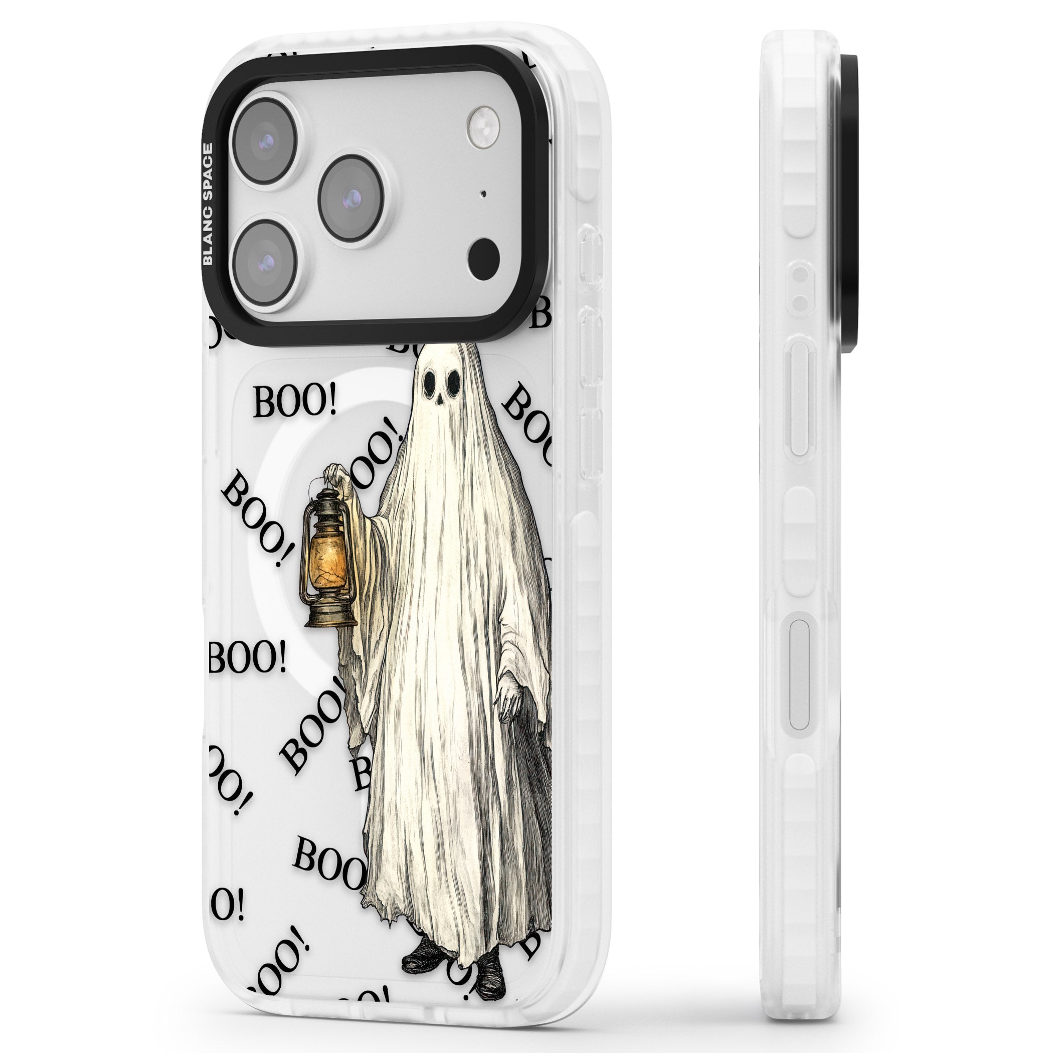Light The Way iPhone 17 Pro Impact Pro Clear Phone Case Side Profile