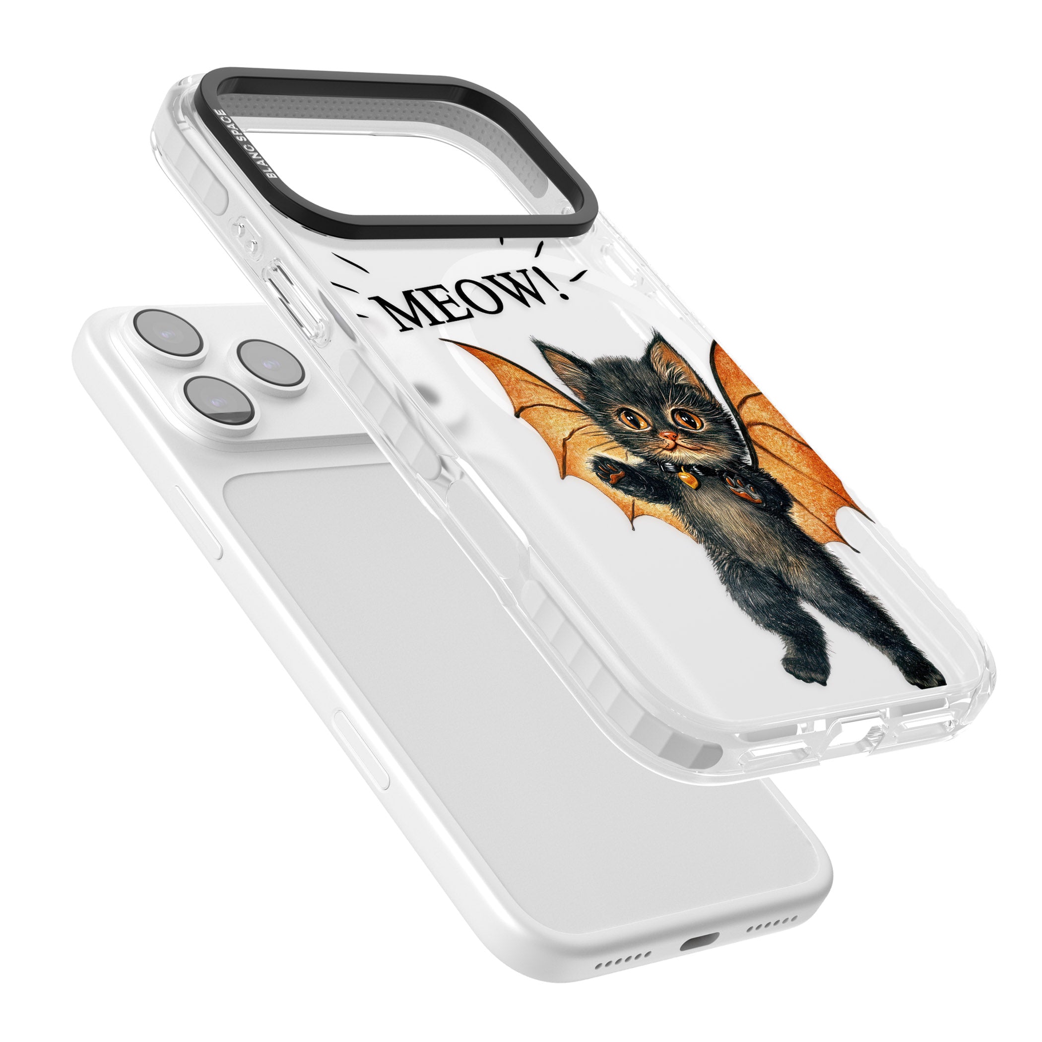 Meow iPhone 17 Pro Impact Pro Clear Phone Case Colours