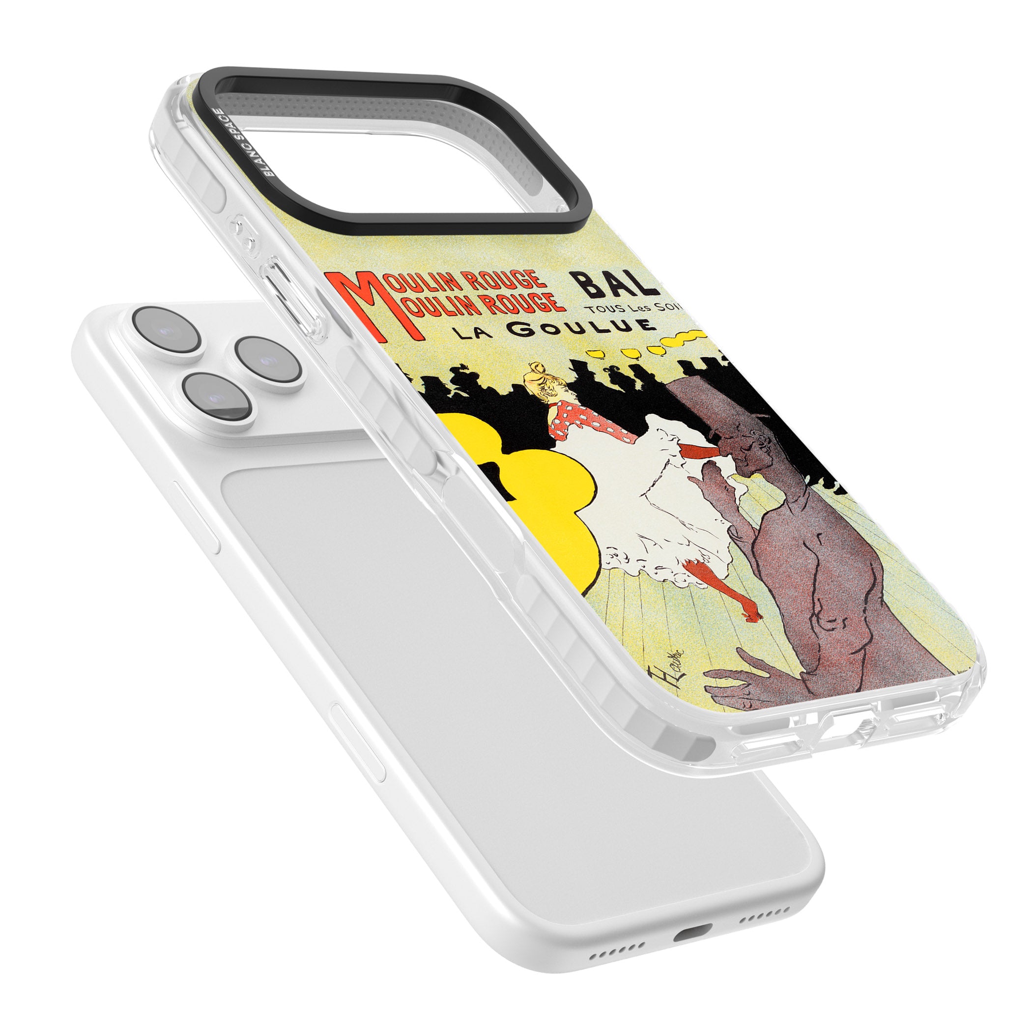 Moulin Rouge Poster iPhone 17 Pro Impact Pro Clear Phone Case Colours