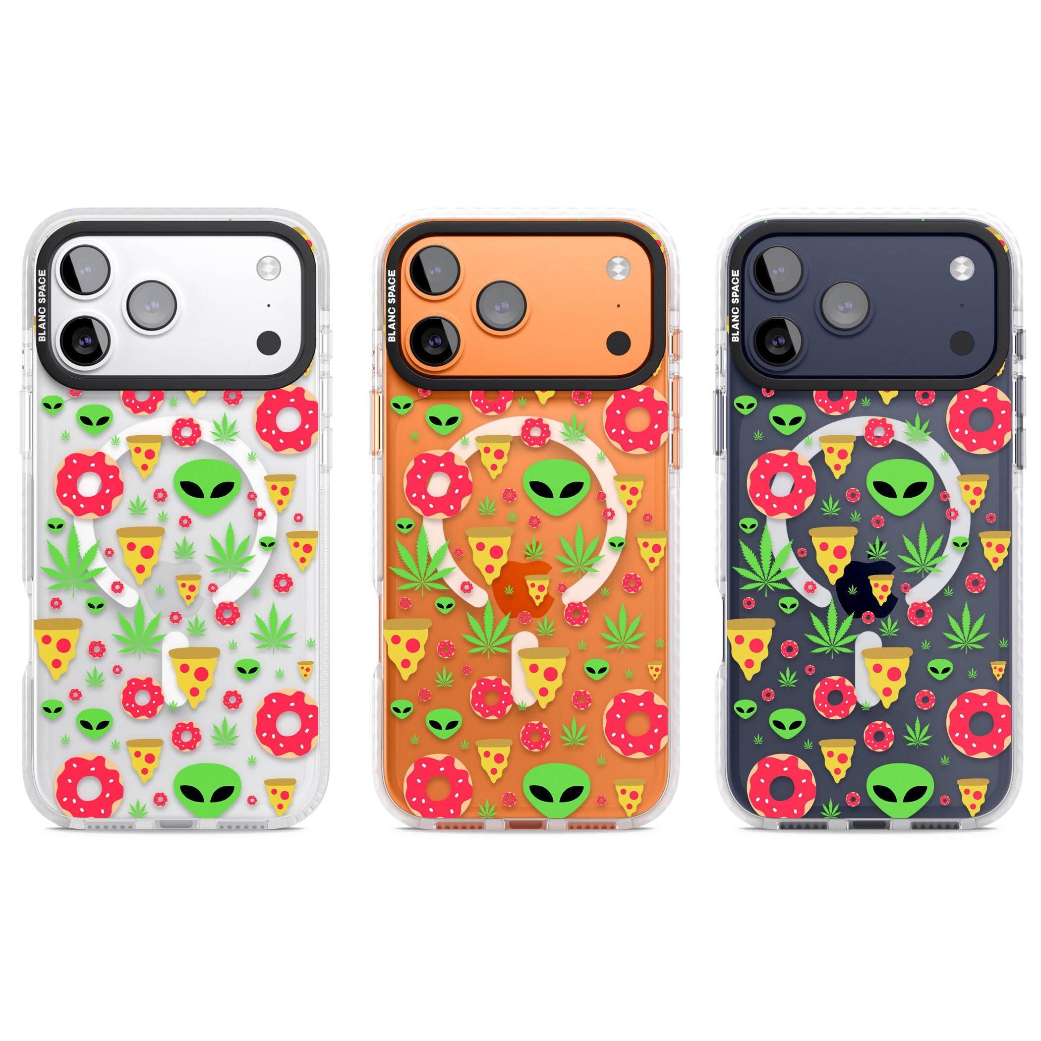 Martians & Munchies iPhone 17 Pro Impact Pro Clear Phone Case APT Impact Protection