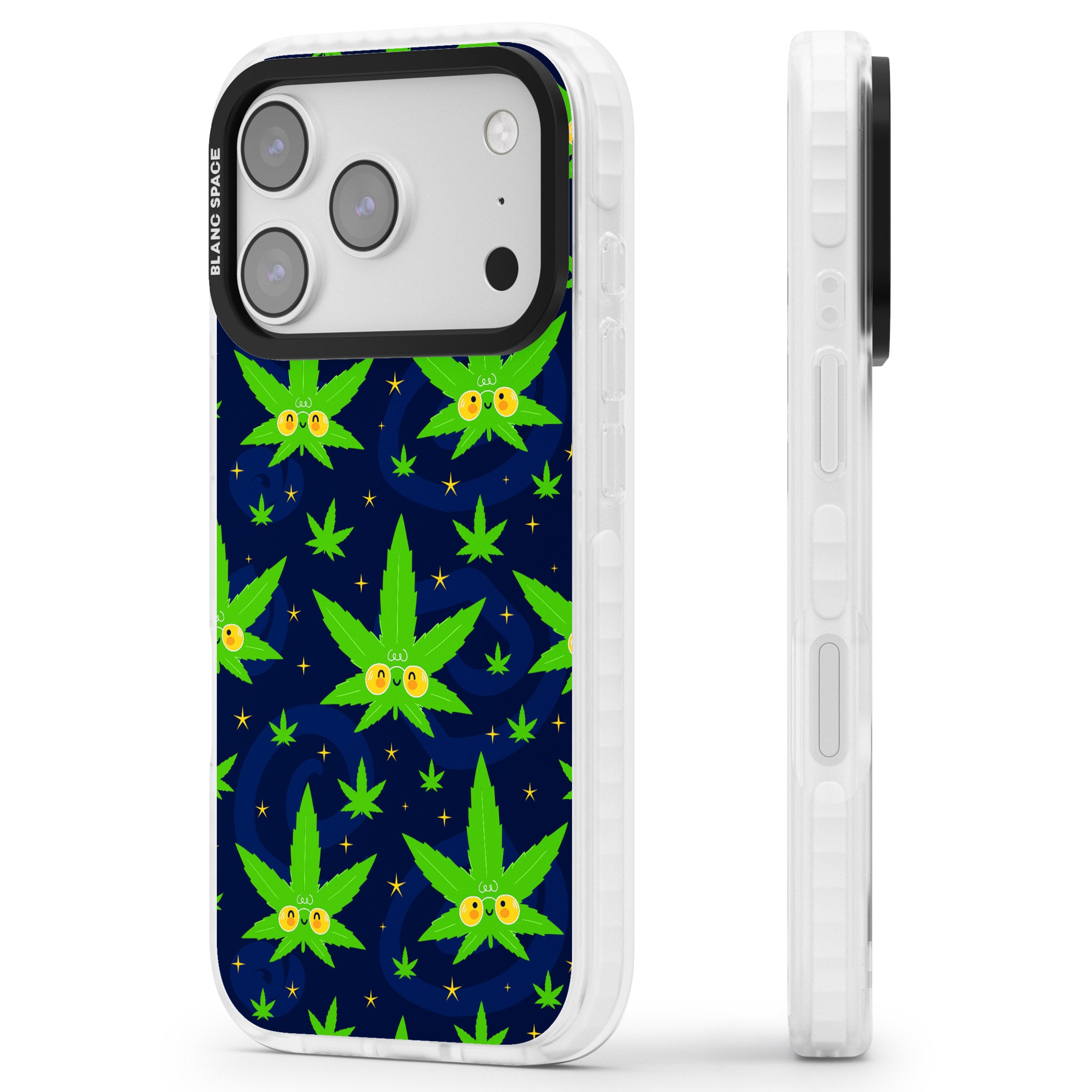 High Af iPhone 17 Pro Impact Pro Clear Phone Case Side Profile