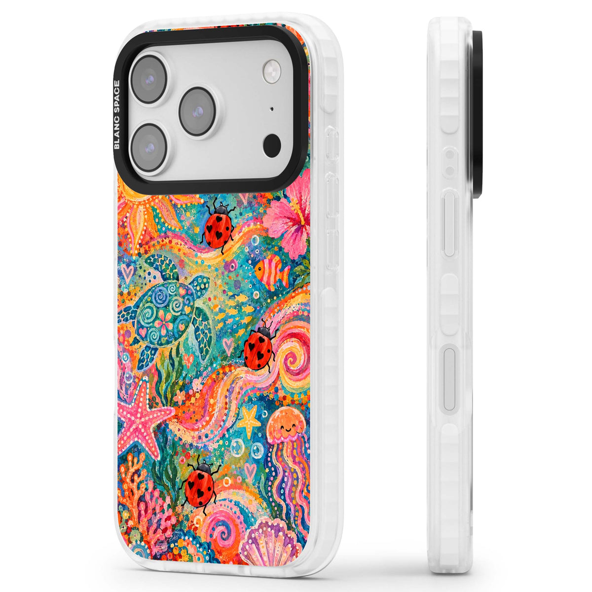 Coral Whimsy for her iPhone case | Impact Magsafe case for iPhone 17 Pro, iPhone 17 Pro Max