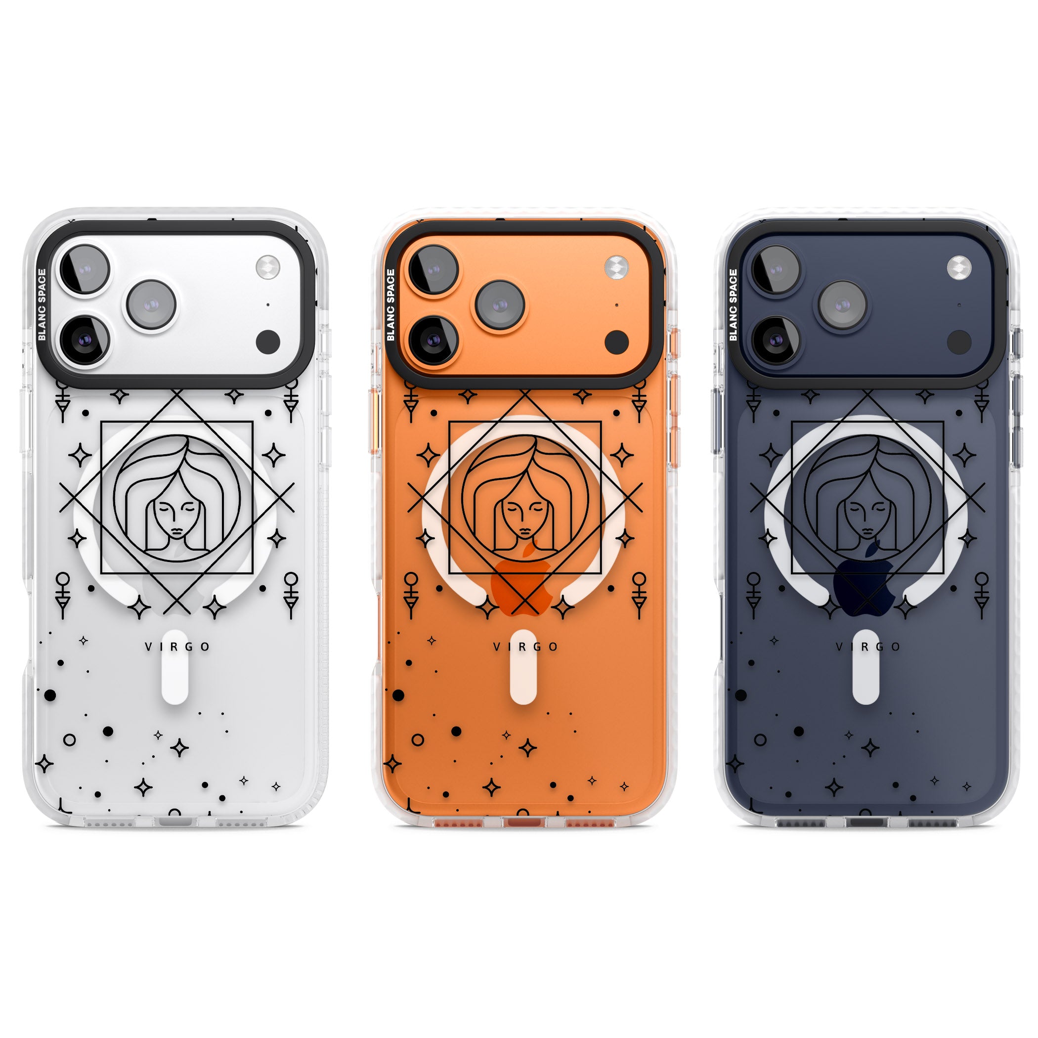 Virgo Emblem iPhone 17 Pro Impact Pro Clear Phone Case APT Impact Protection