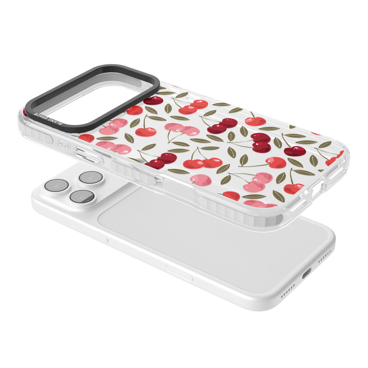 Cherry On Top iPhone 17 Pro Max Impact Clear Phone Case angled