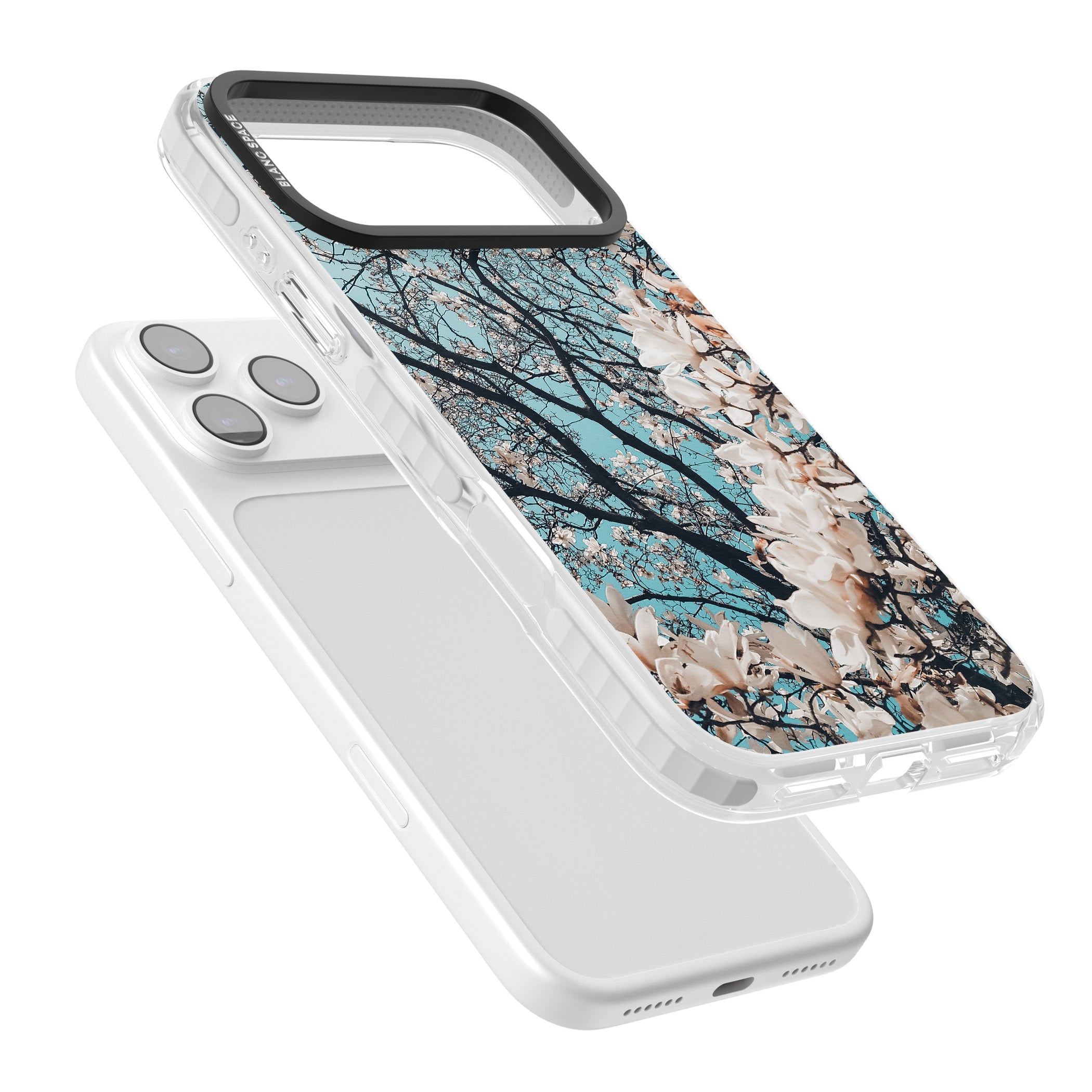 Magnolia Bloom iPhone 17 Pro Impact Clear Phone Case Colours