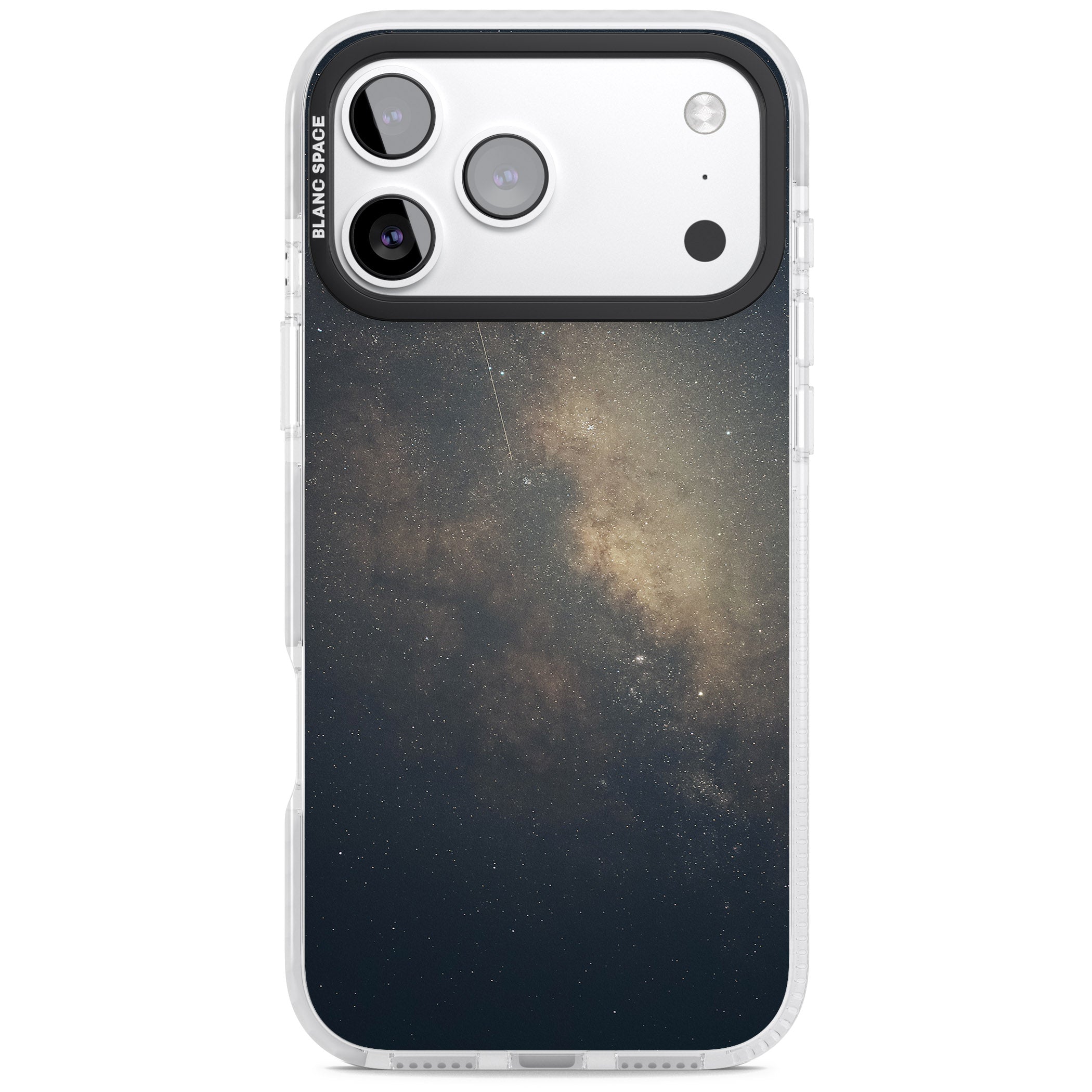 Cosmic Night Sky iPhone 17 Pro Impact Clear Phone Case