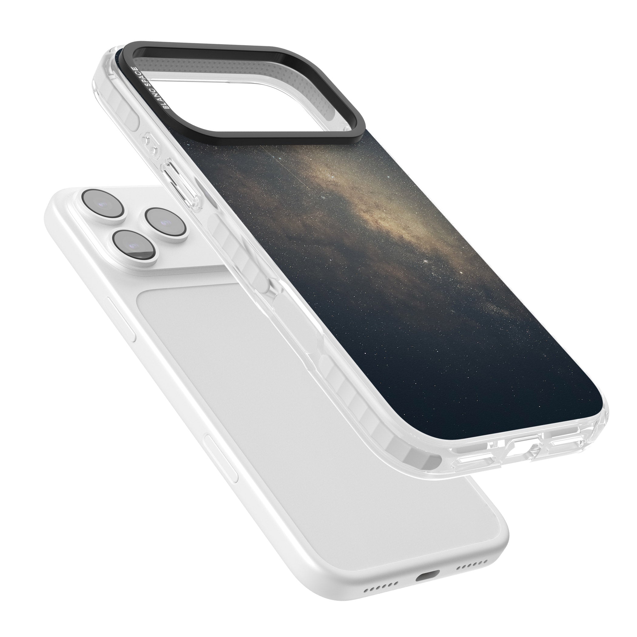 Cosmic Night Sky iPhone 17 Pro Impact Clear Phone Case Colours