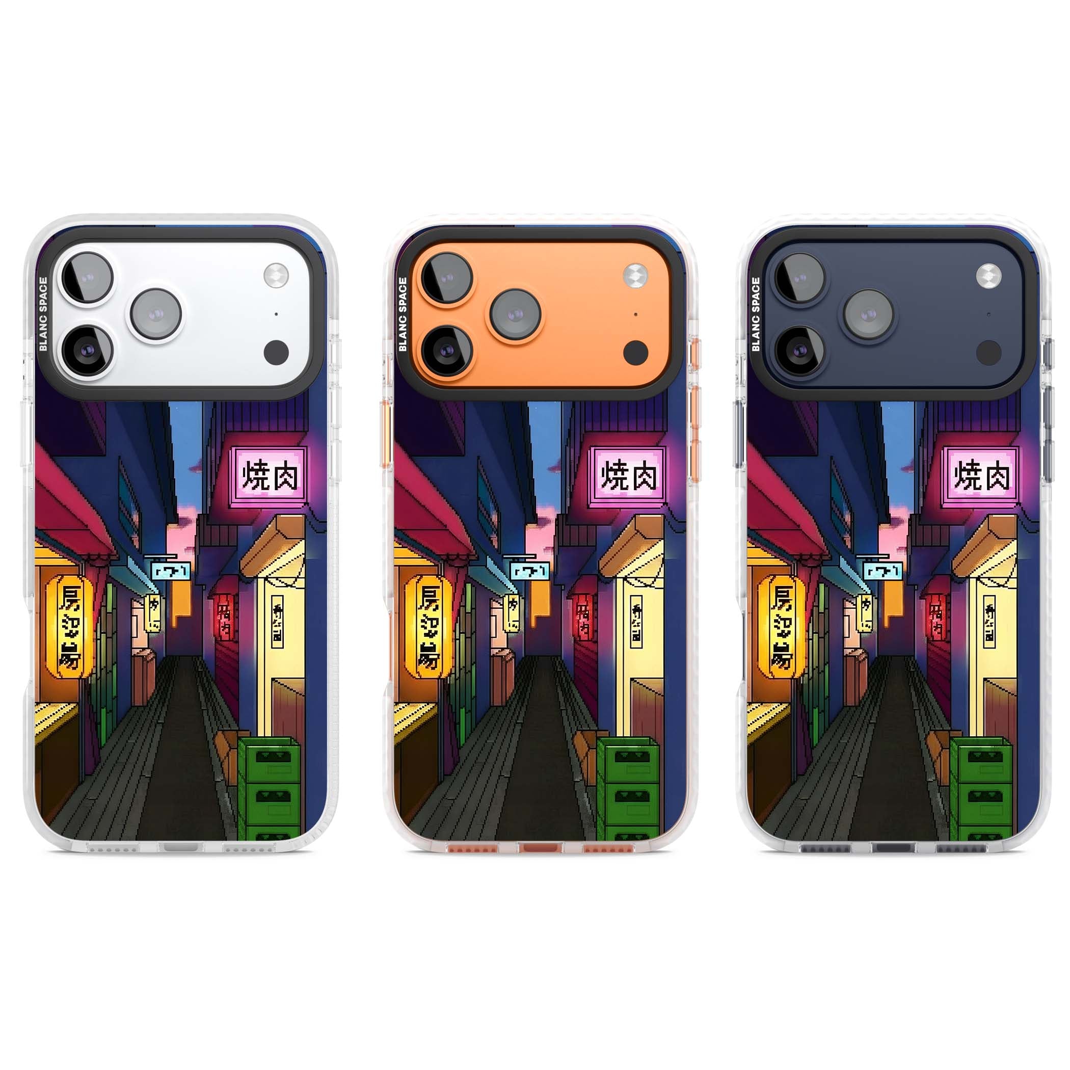 Nights In The Yokocho for him iPhone case | Black Impact case for iPhone 17 Pro, iPhone 17 Pro Max
