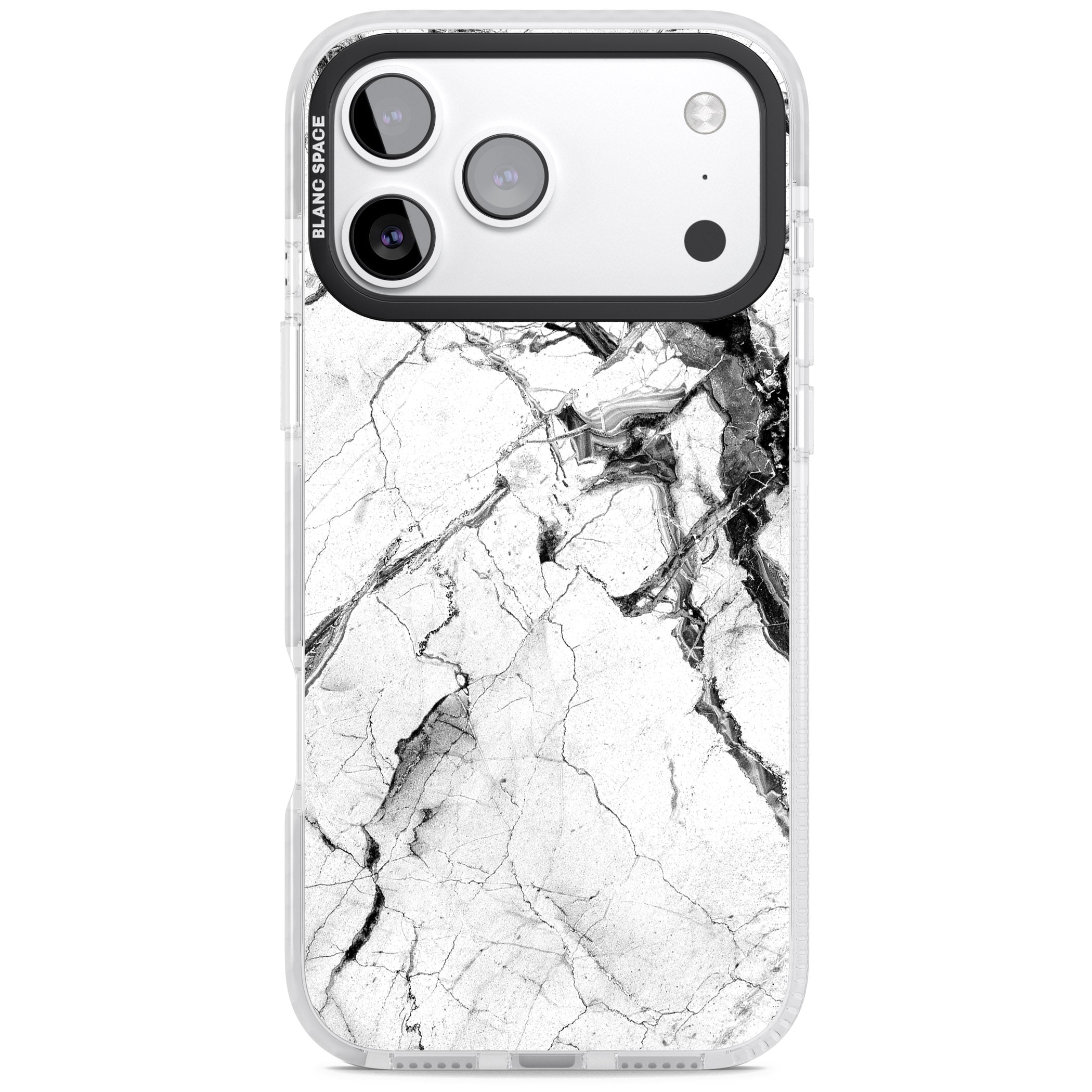 Storm Marble iPhone 17 Pro Impact Clear Phone Case