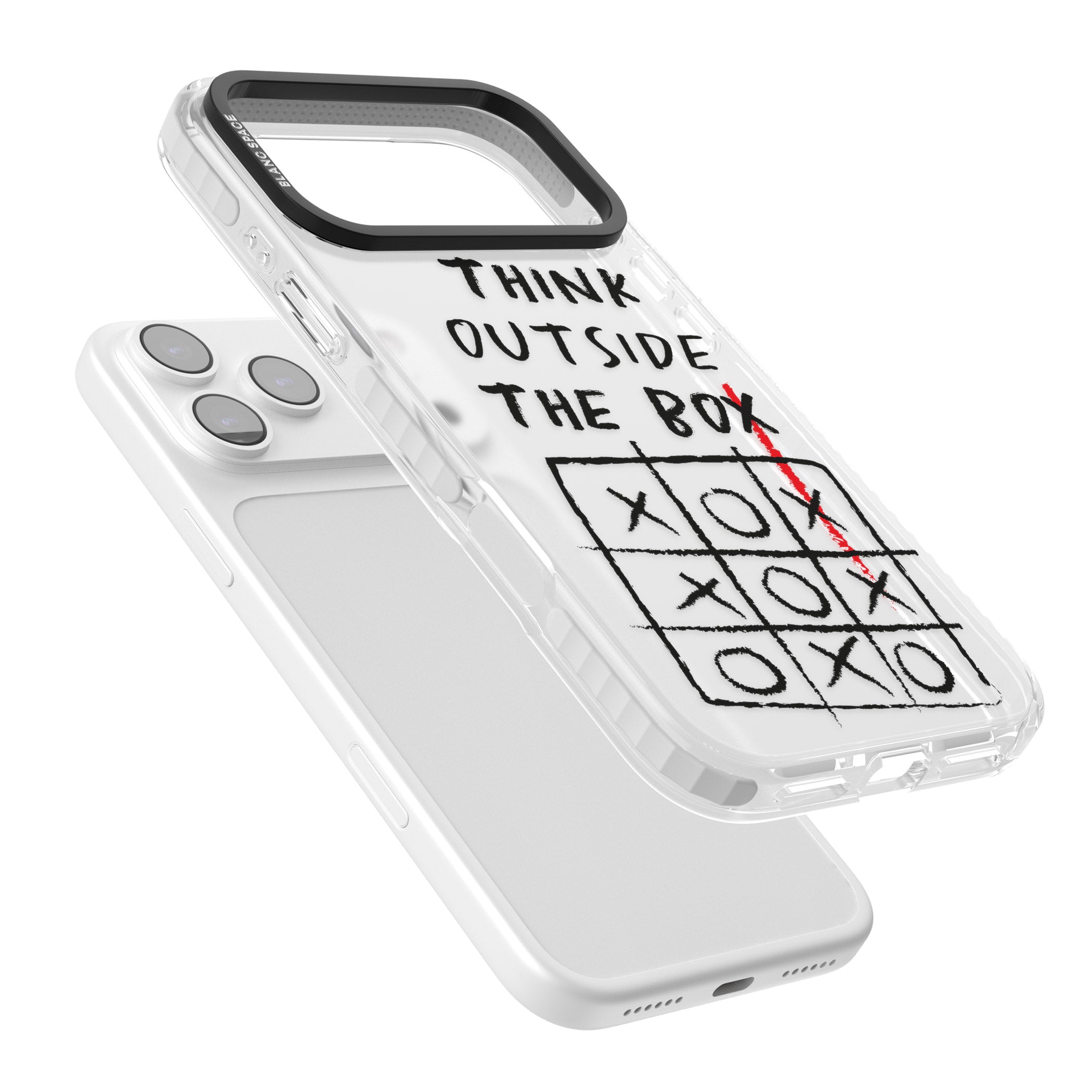Think Outside The Box iPhone 17 Pro Impact Clear Phone Case Colours