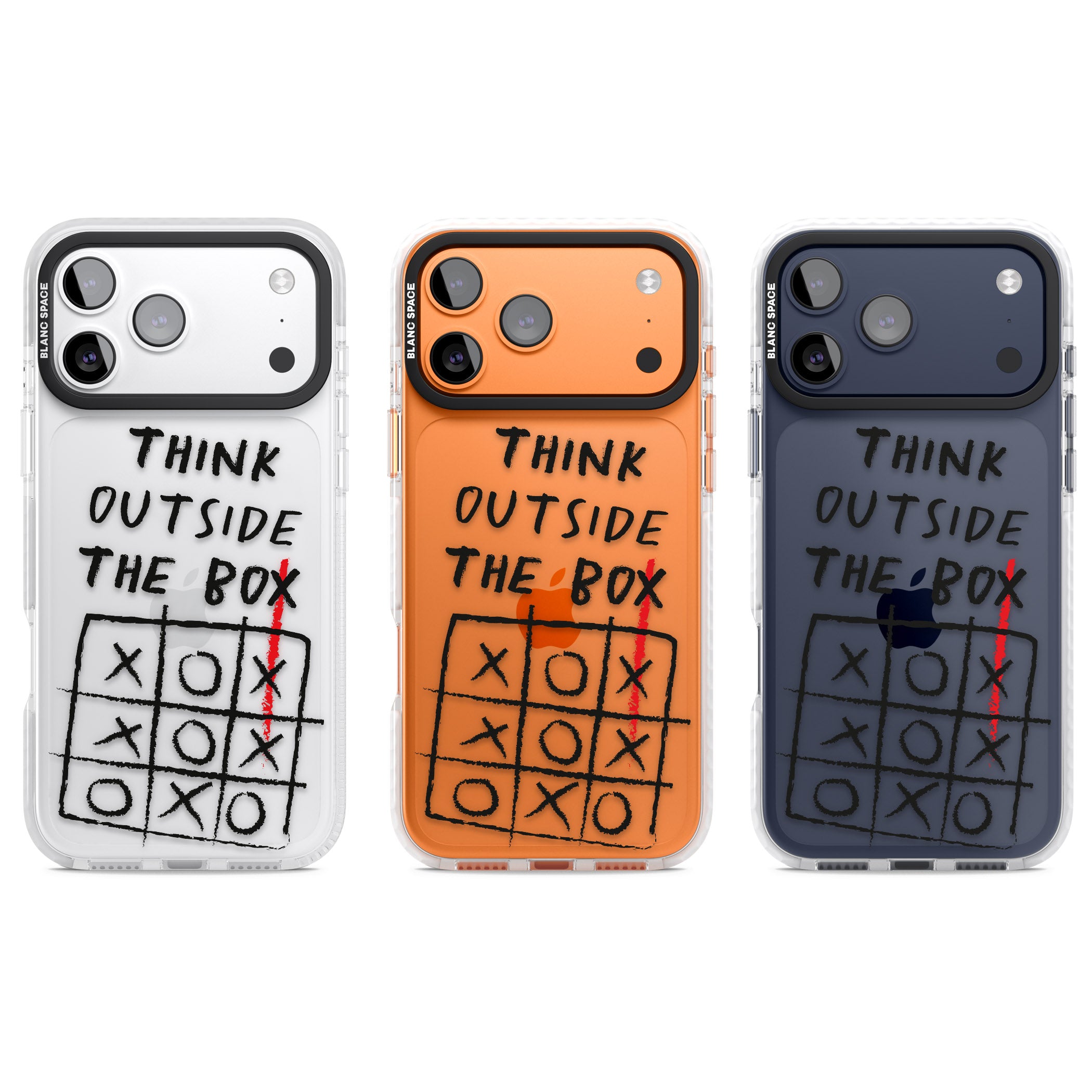 Think Outside The Box iPhone 17 Pro Impact Clear Phone Case APT Impact Protection