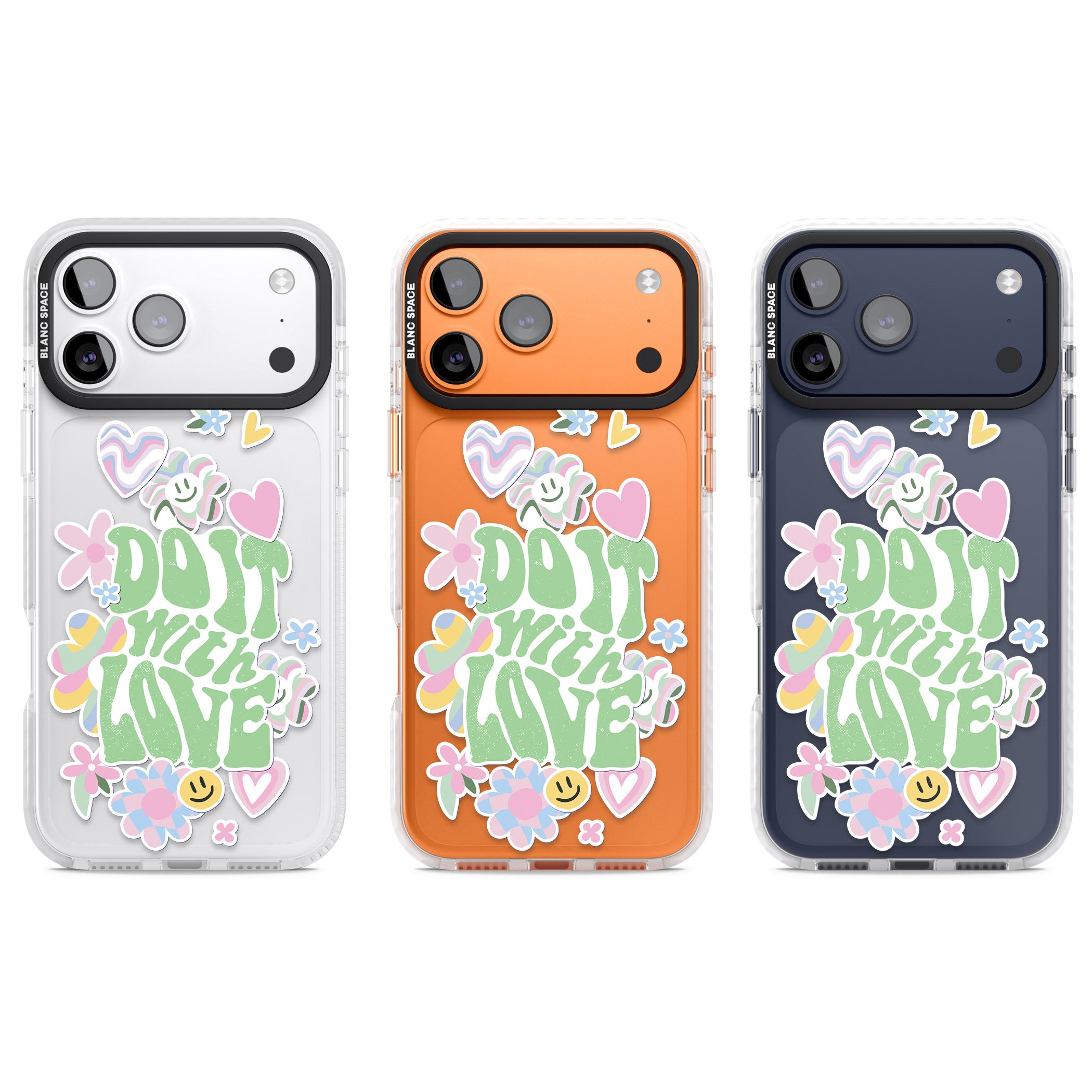 Do It With Love iPhone 17 Pro Impact Clear Phone Case APT Impact Protection