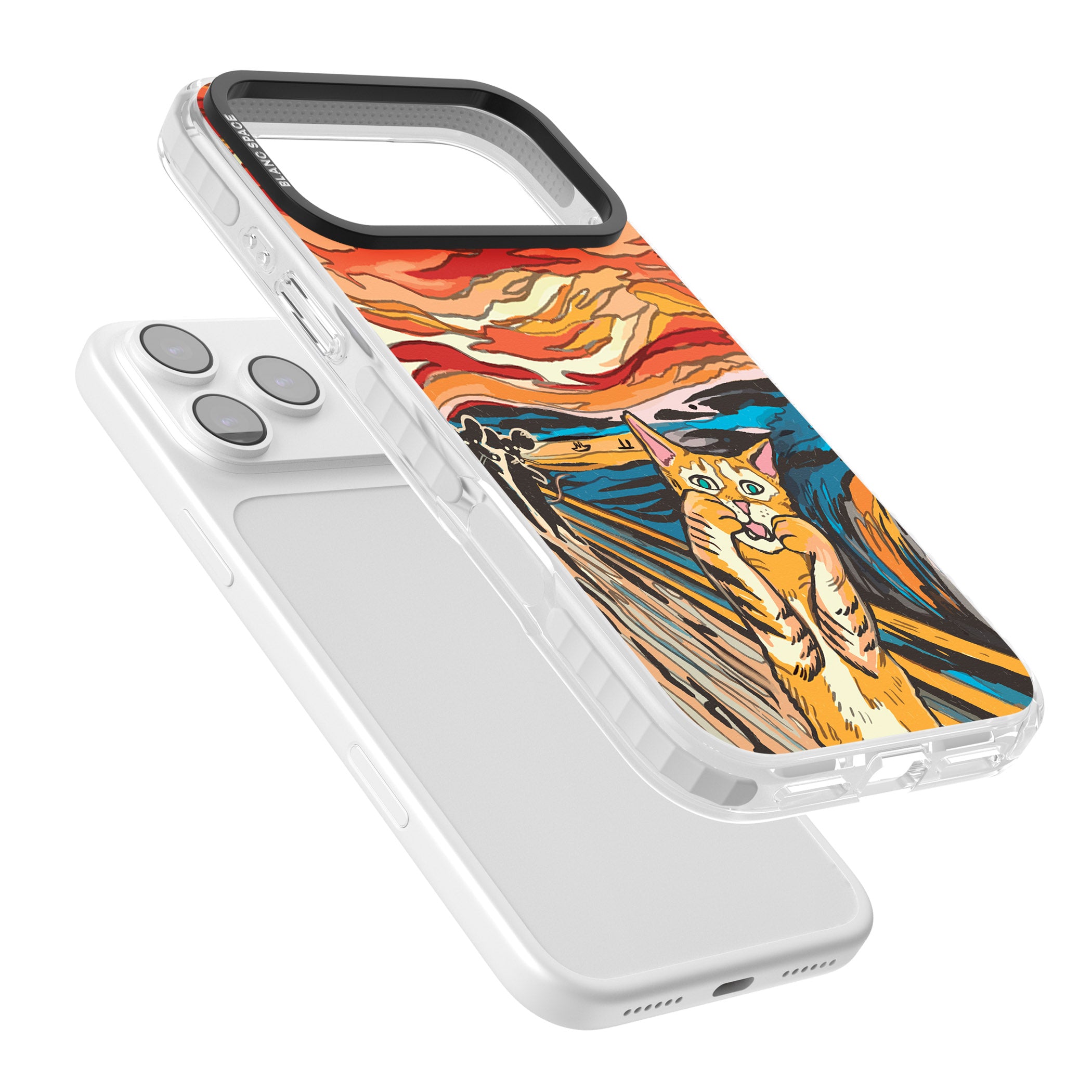 The Meow iPhone 17 Pro Impact Clear Phone Case Colours