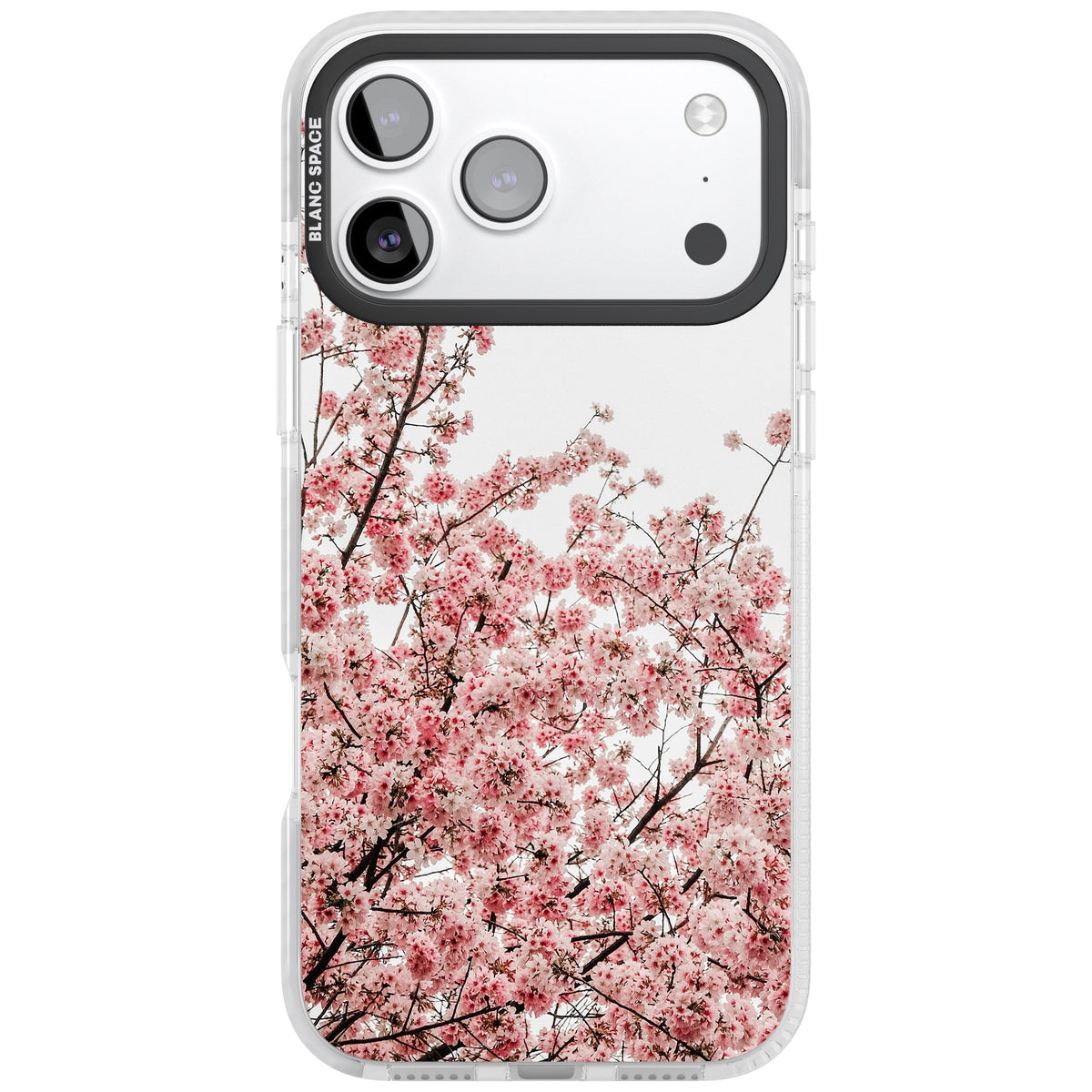 Cherry Blossom Bloom iPhone 17 Pro Max Impact Clear Phone Case front