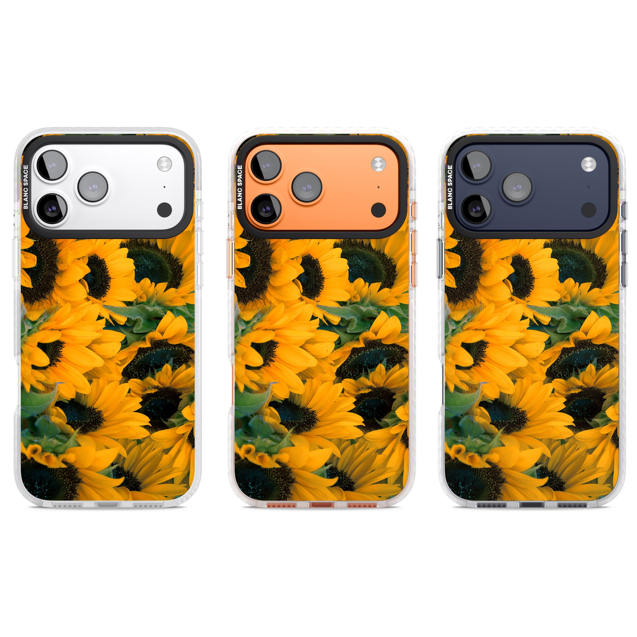 Sunflowers iPhone 17 Pro Impact Clear Phone Case APT Impact Protection