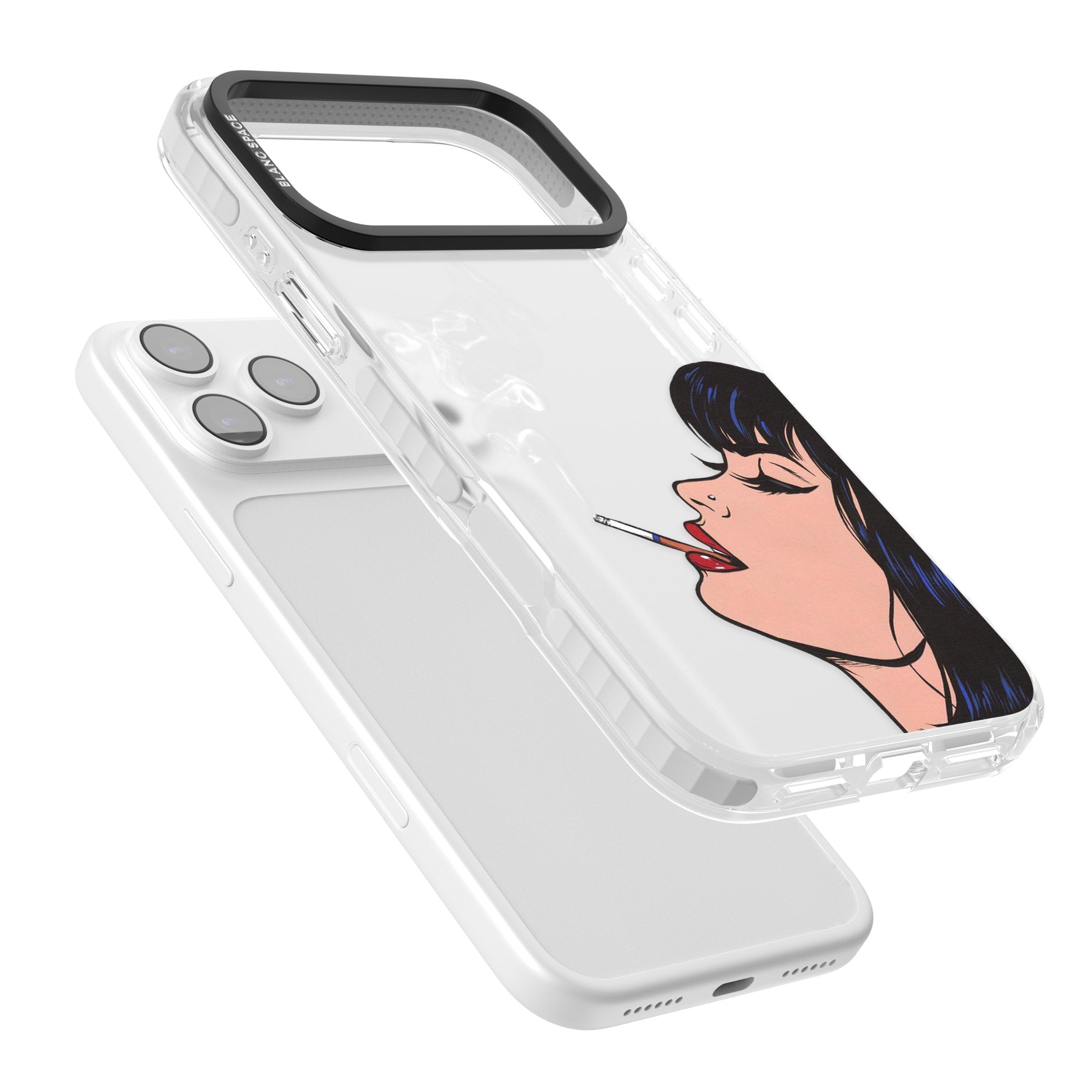 Stress Relief Pop Art iPhone 17 Pro Impact Clear Phone Case Colours