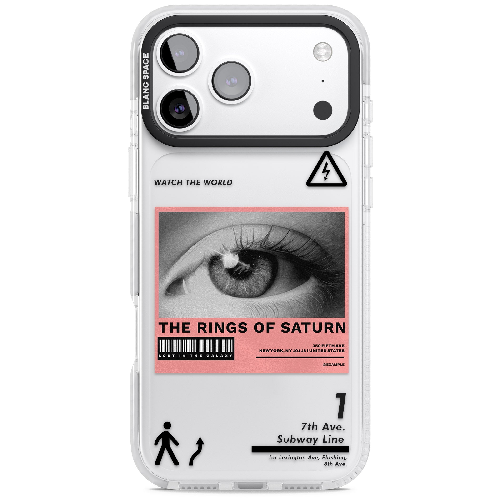 Watch The World iPhone 17 Pro Impact Clear Phone Case
