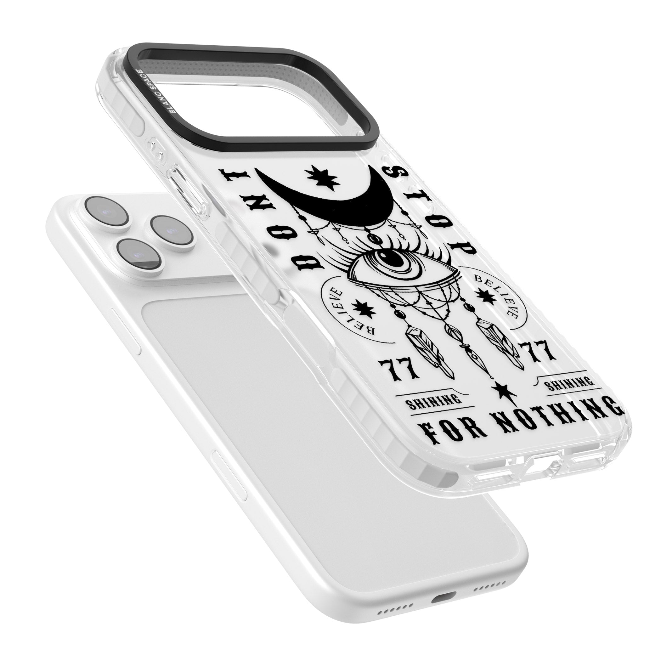 Dont Stop For Nothing iPhone 17 Pro Impact Clear Phone Case Colours