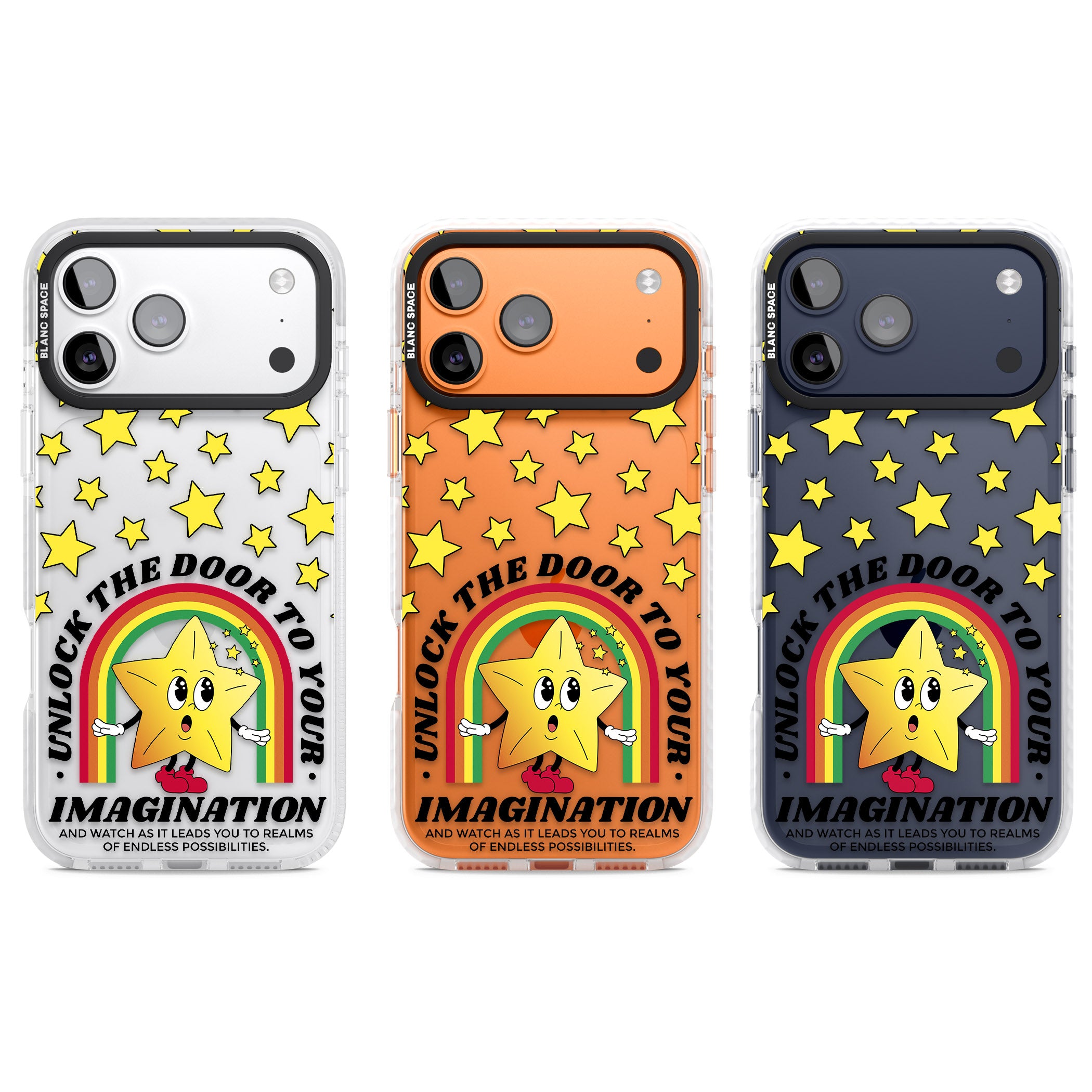 Imagination iPhone 17 Pro Impact Clear Phone Case APT Impact Protection