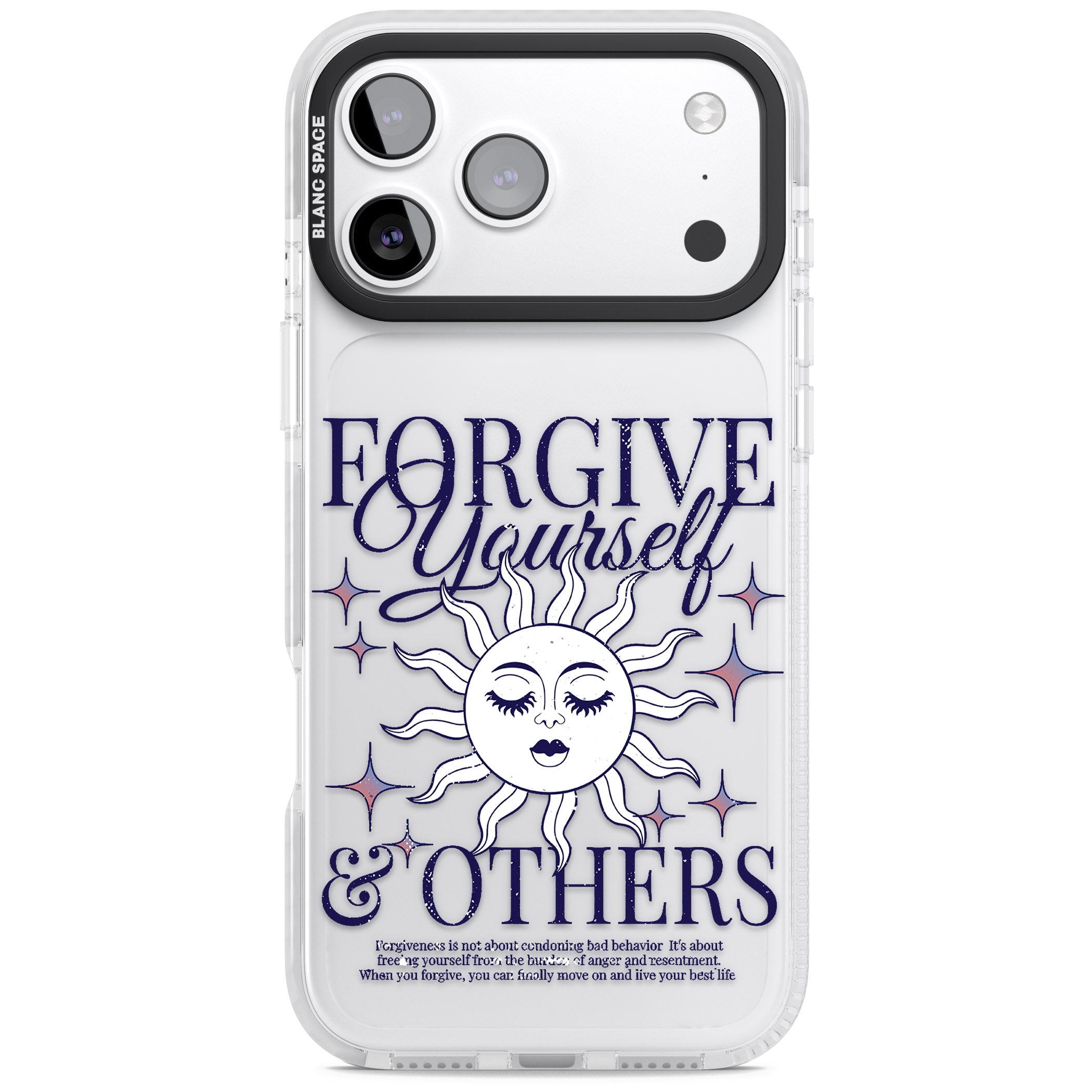 Forgiveness iPhone 17 Pro Impact Clear Phone Case
