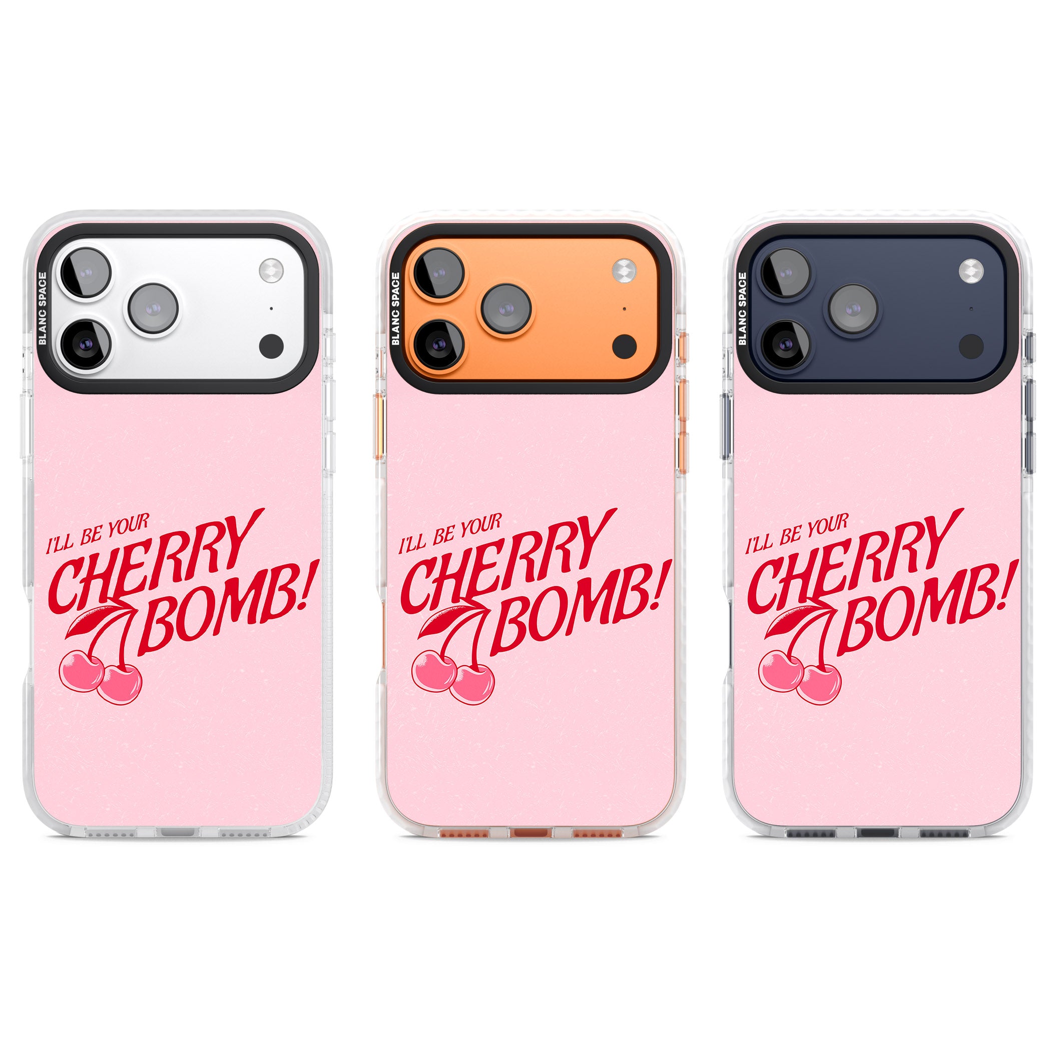 Your Cherry Bomb iPhone 17 Pro Impact Clear Phone Case APT Impact Protection