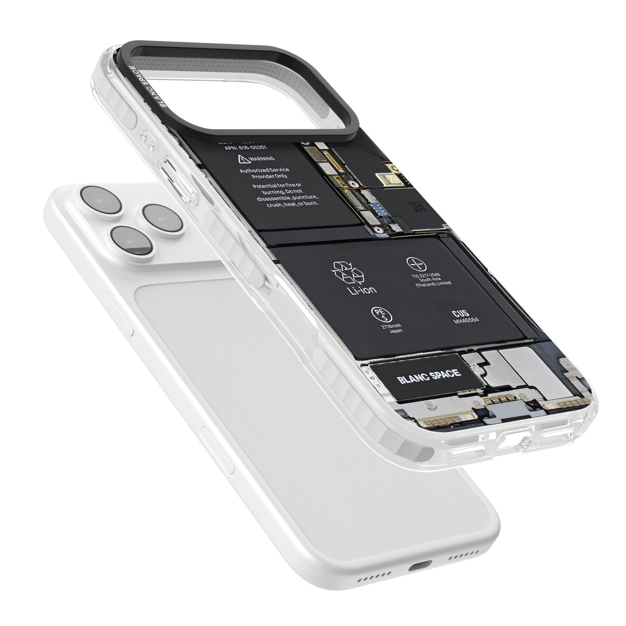 Circuit Board Standard iPhone 17 Pro Impact Clear Phone Case Colours