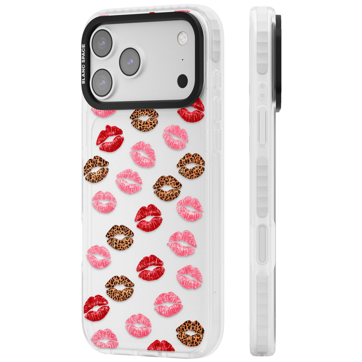 Wild Kisses iPhone 17 Pro Max Impact Clear Phone Case side