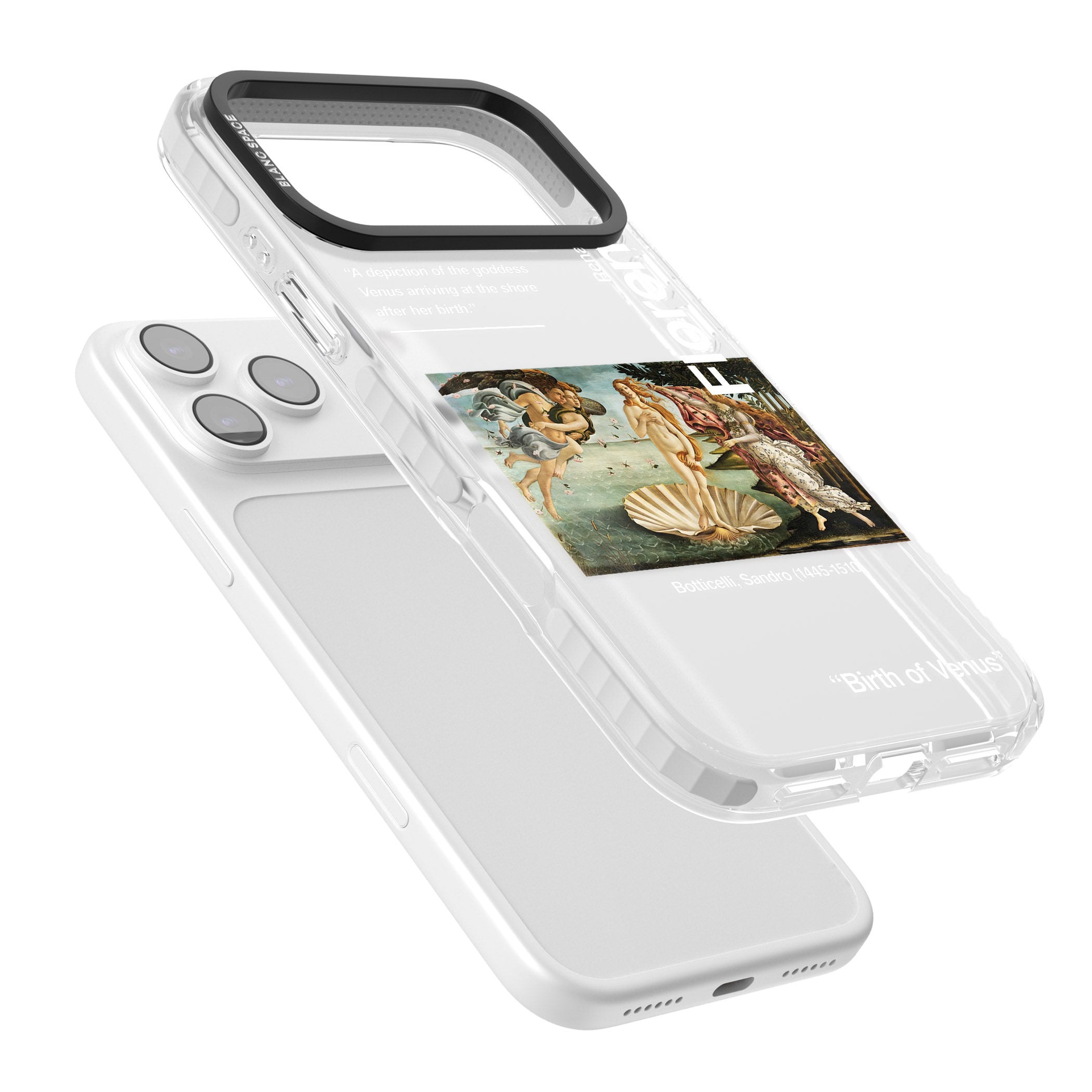 Birth Of Venus iPhone 17 Pro Impact Clear Phone Case Colours