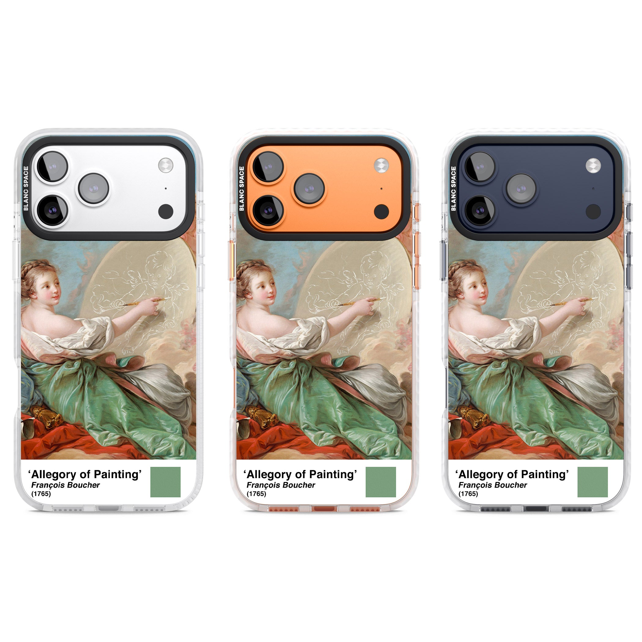 Allegory Of Painting iPhone 17 Pro Impact Clear Phone Case APT Impact Protection