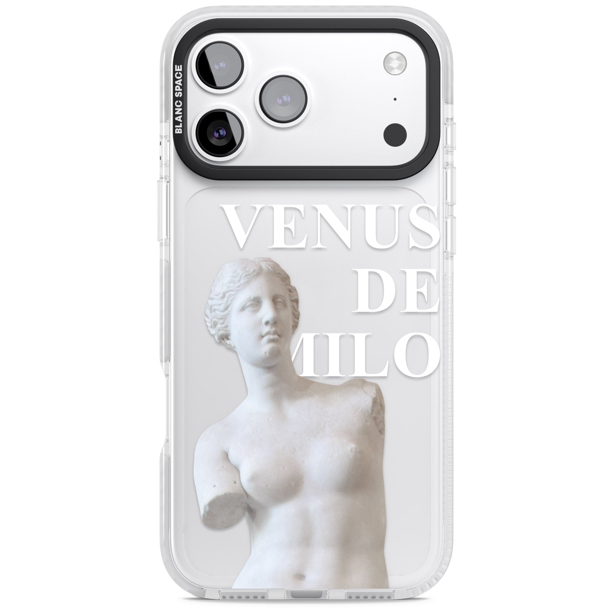 Venus De Milo Cutout iPhone 17 Pro Impact Clear Phone Case