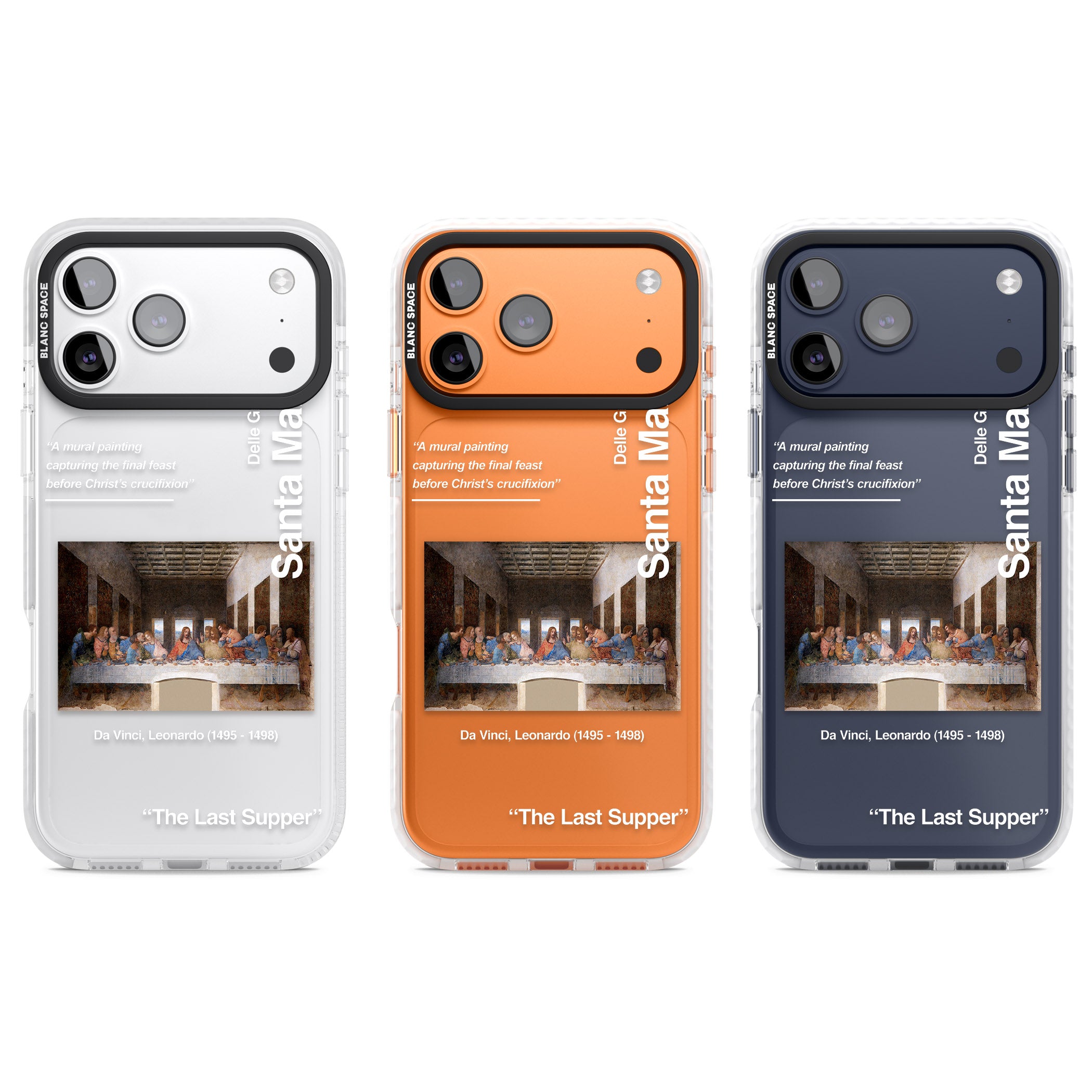 The Last Supper iPhone 17 Pro Impact Clear Phone Case APT Impact Protection
