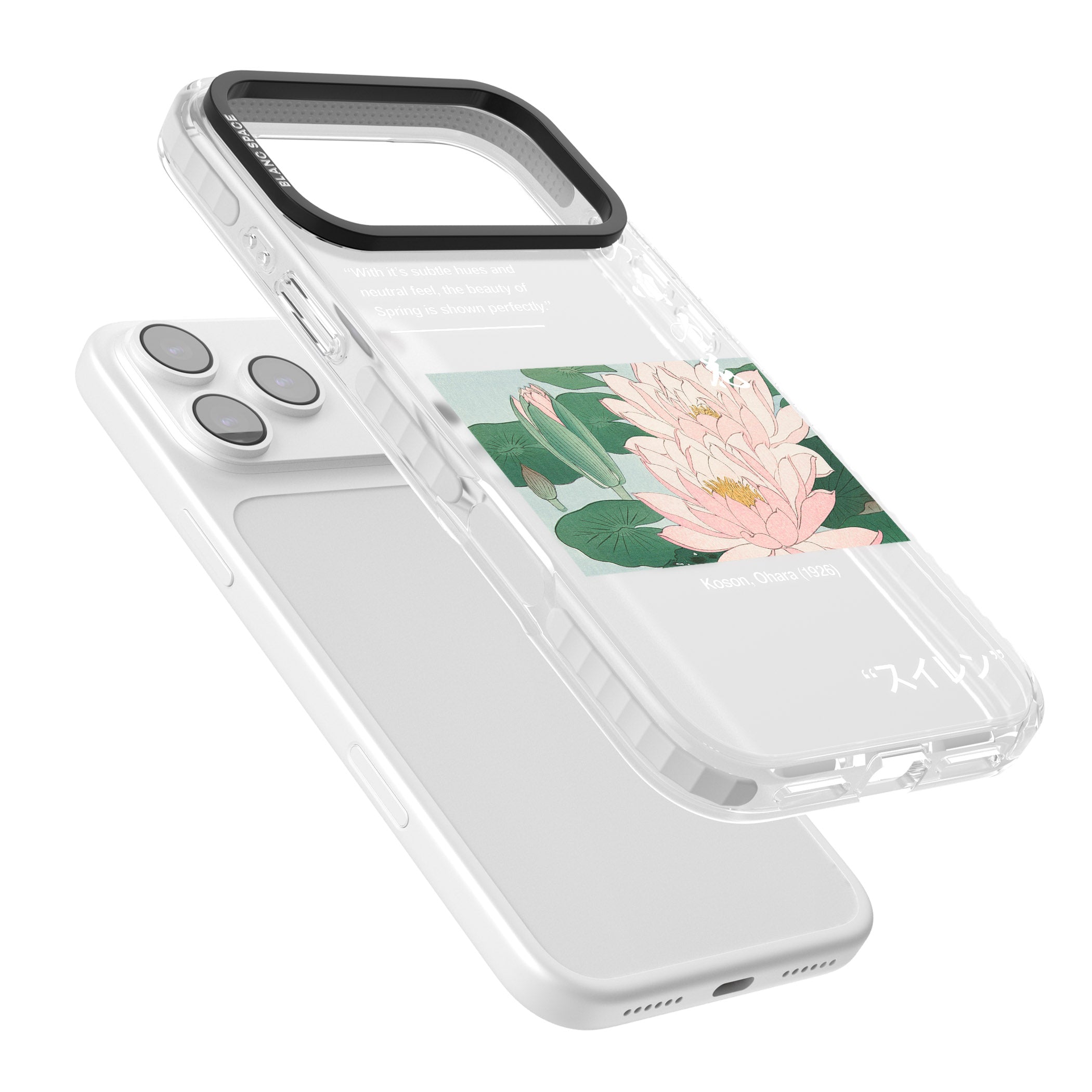 Water Lily iPhone 17 Pro Impact Clear Phone Case Colours