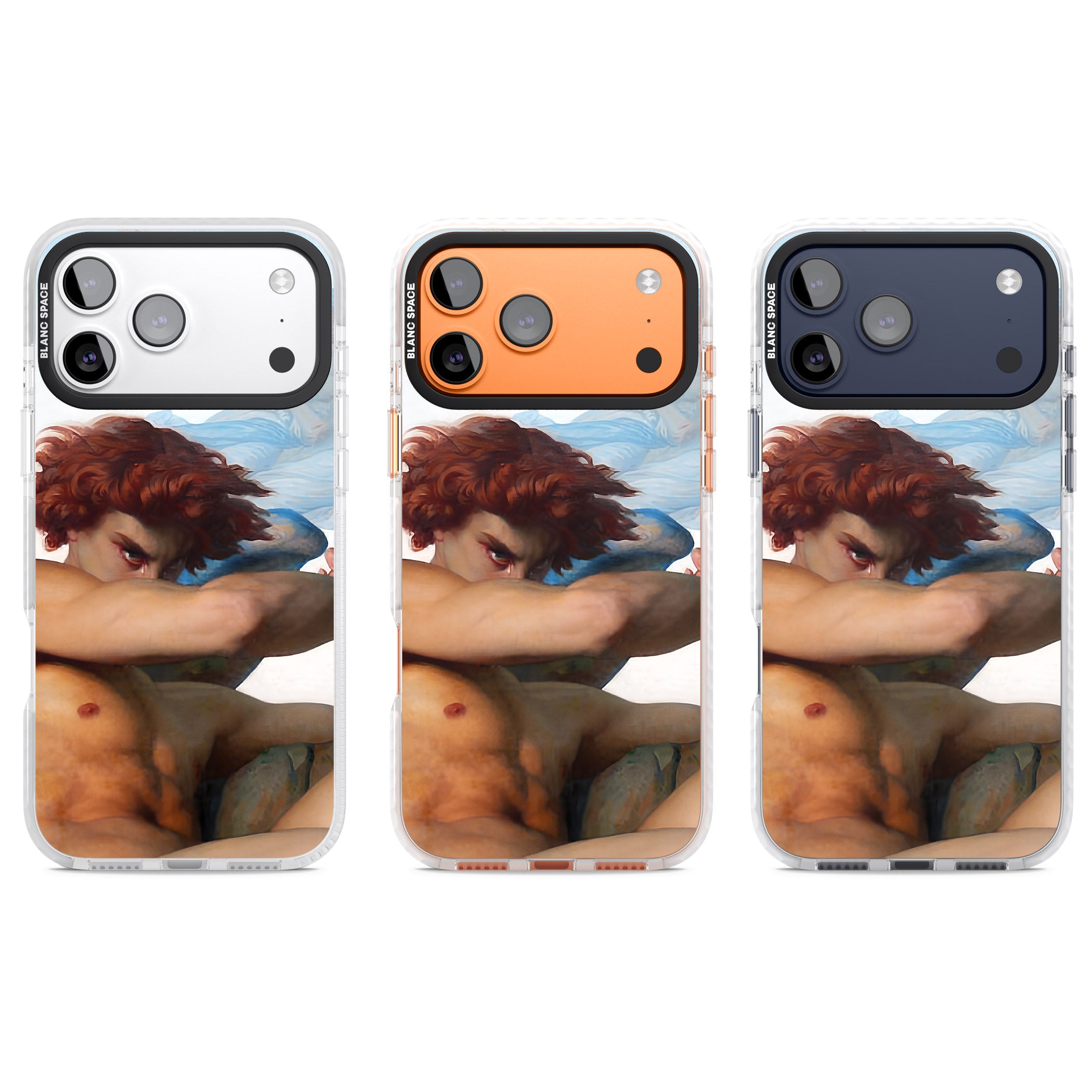 The Fallen Angel iPhone 17 Pro Impact Clear Phone Case APT Impact Protection