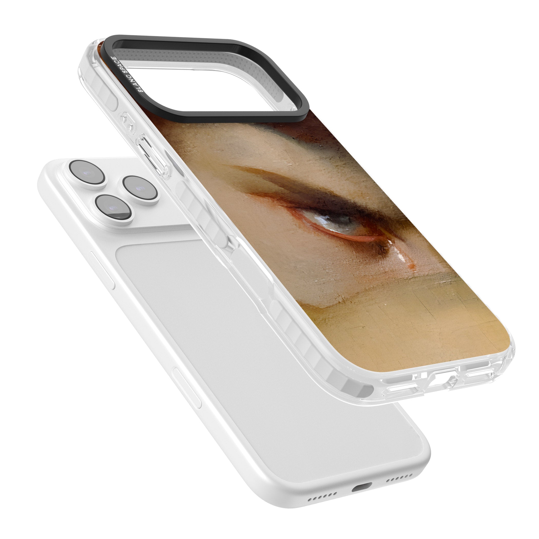 Fallen Angel iPhone 17 Pro Impact Clear Phone Case Colours