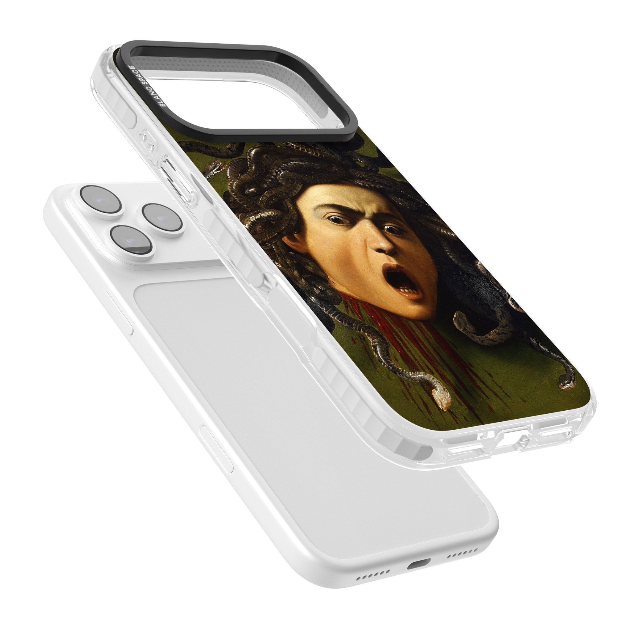 Head of Medusa iPhone 17 Pro Impact Clear Phone Case Colours