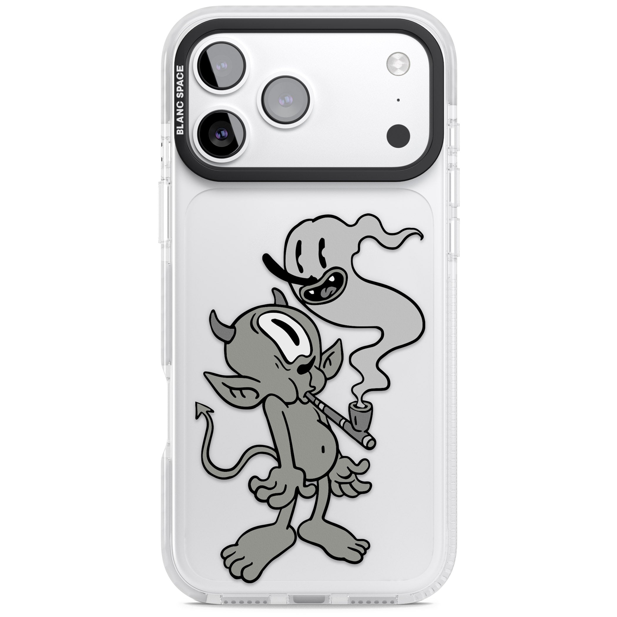 Pipe Goblin iPhone 17 Pro Impact Clear Phone Case