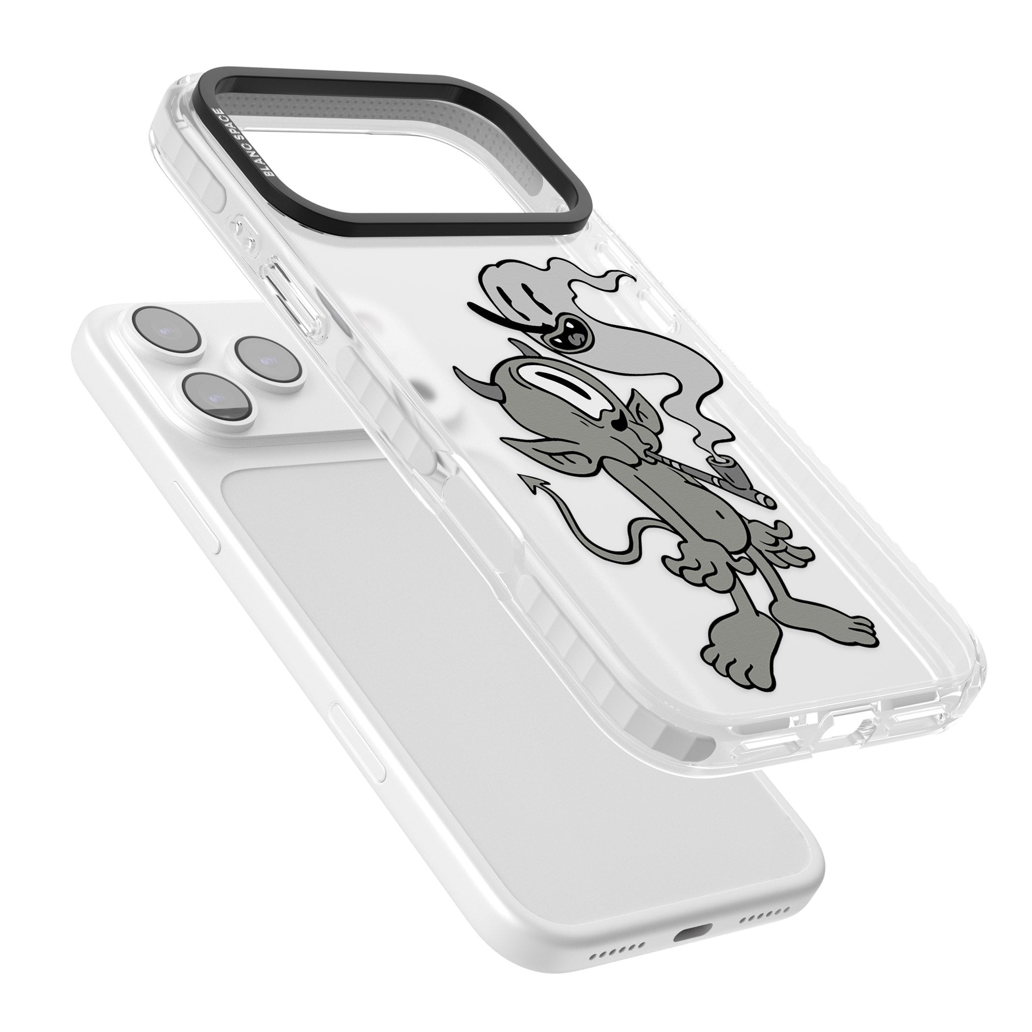 Pipe Goblin iPhone 17 Pro Impact Clear Phone Case Colours