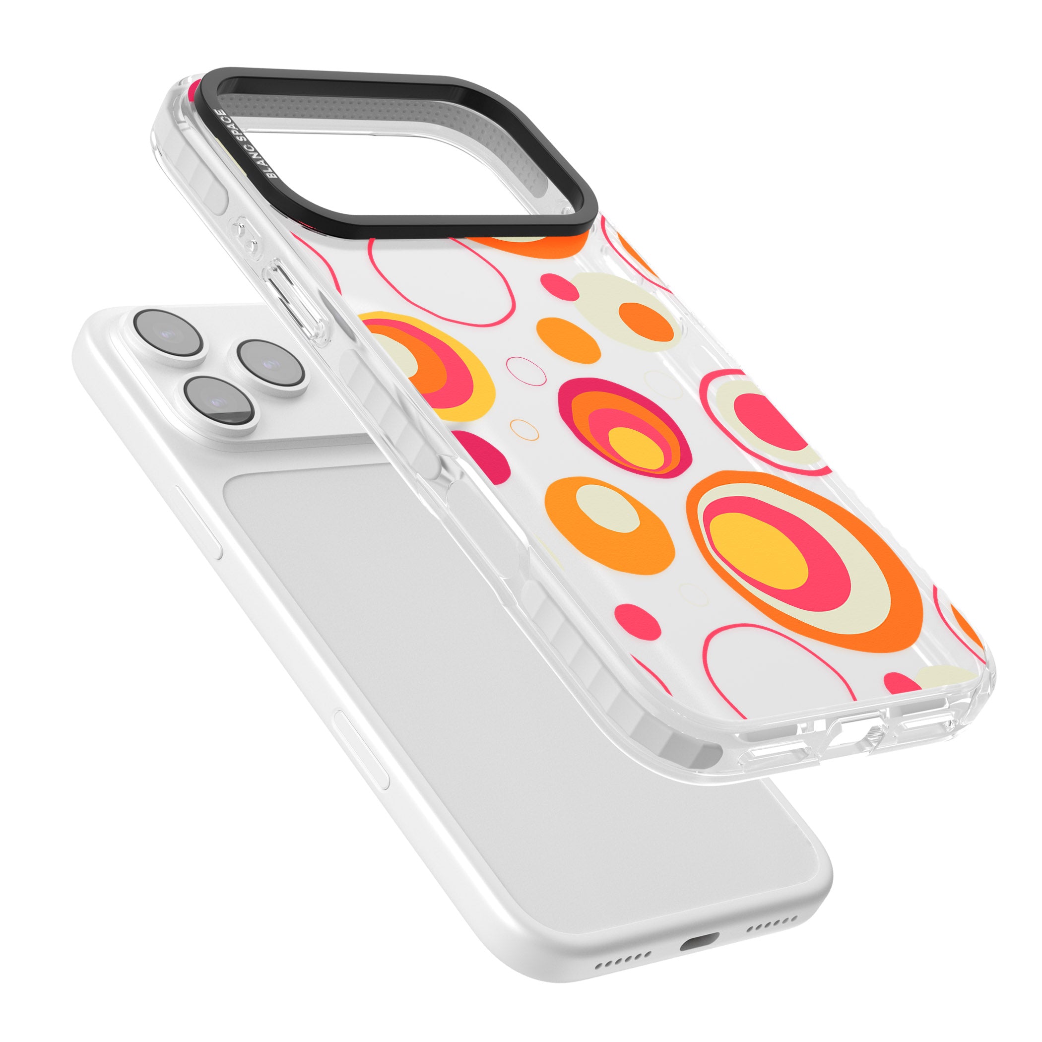 Mid Century Party Pattern iPhone 17 Pro Impact Clear Phone Case Colours
