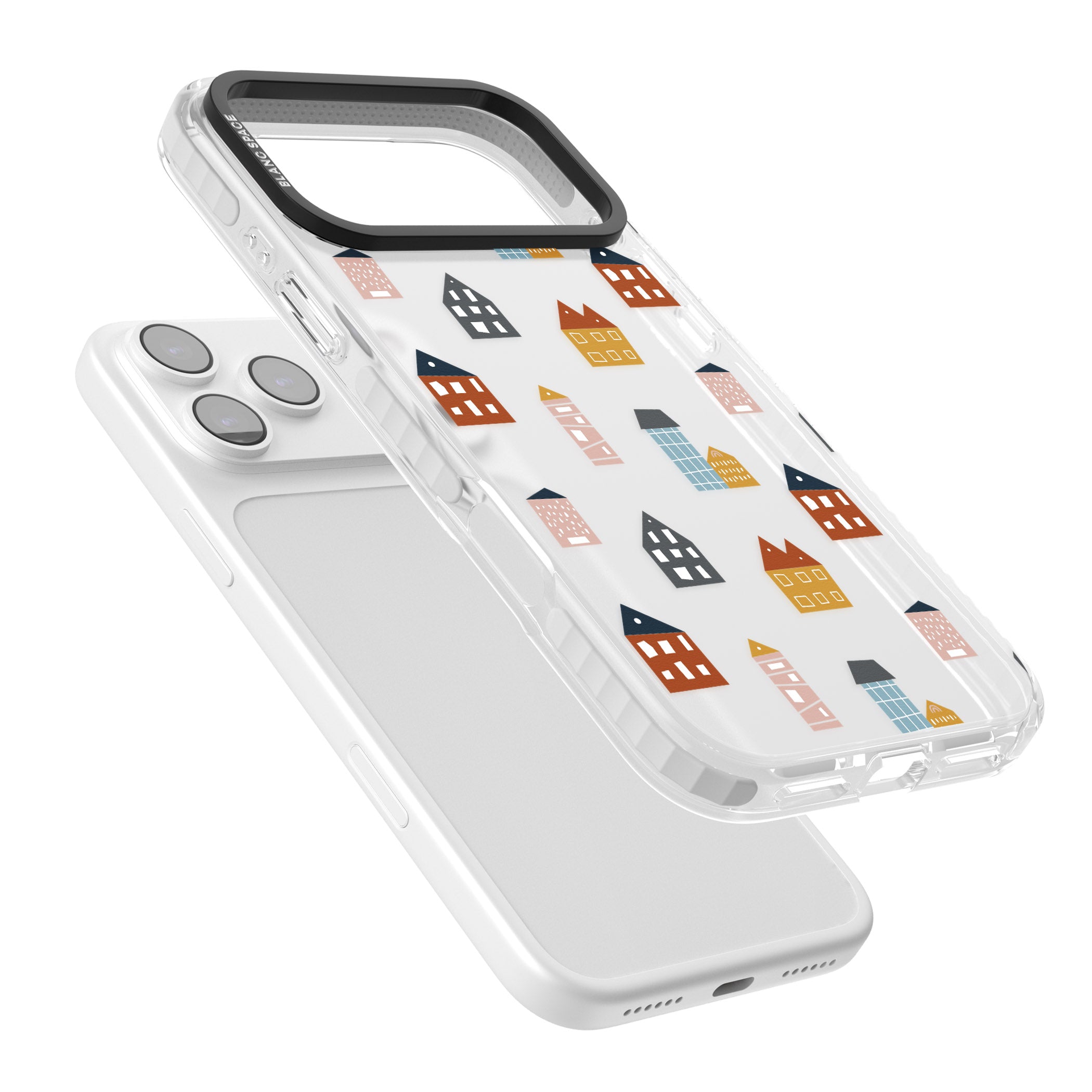 Scandi Village iPhone 17 Pro Impact Clear Phone Case Colours